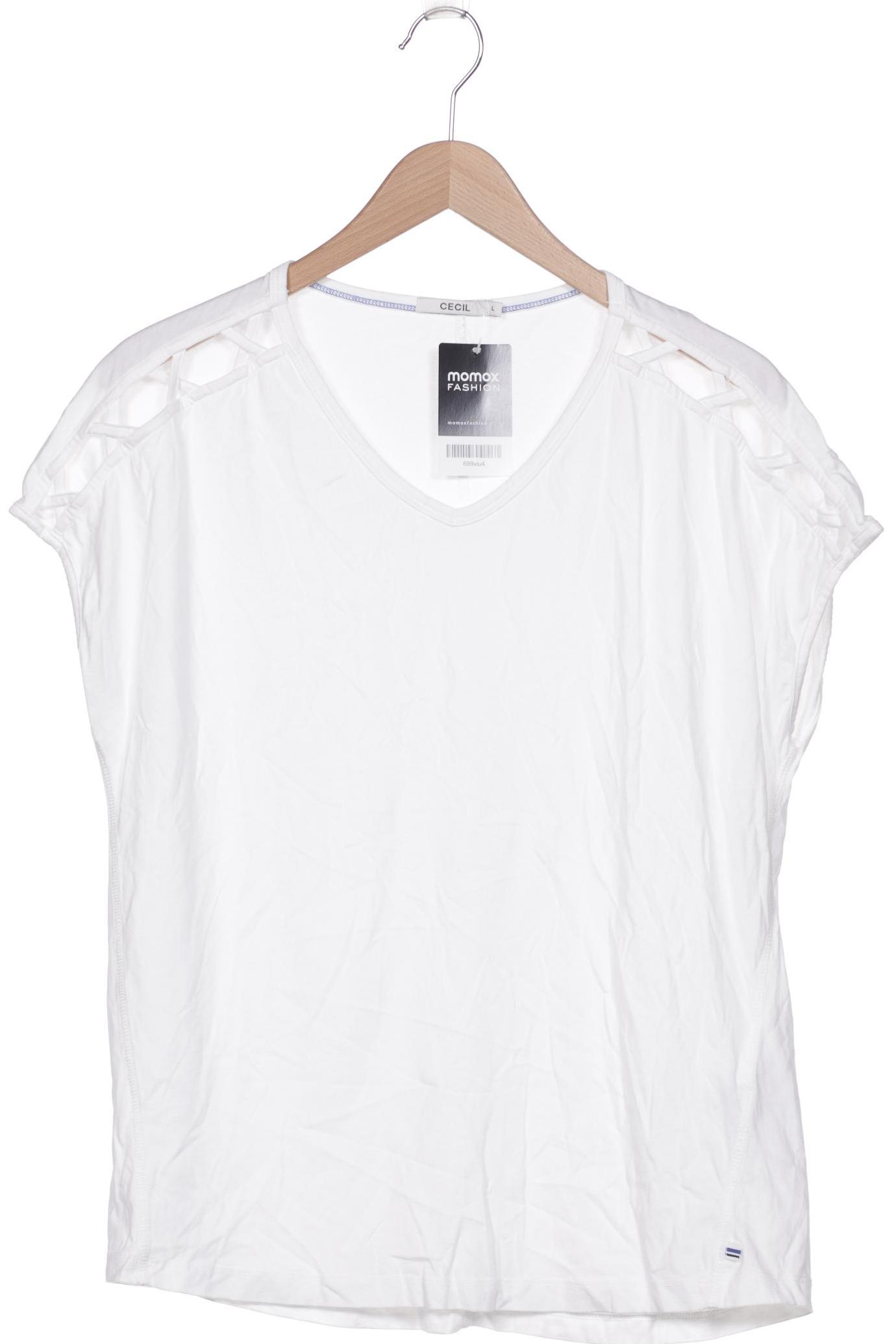 

CECIL Damen T-Shirt, weiß