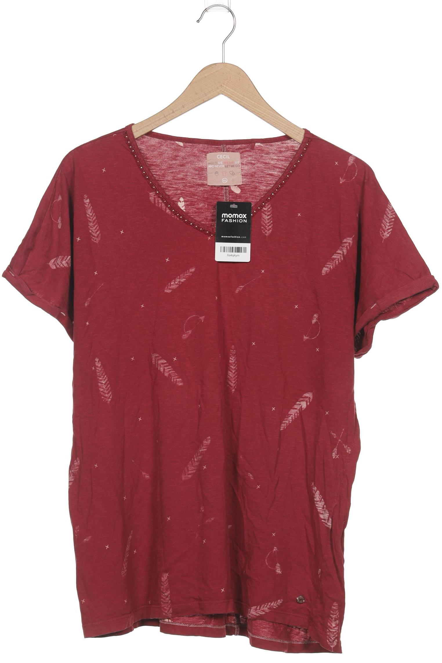 

Cecil Damen T-Shirt, bordeaux, Gr. 46