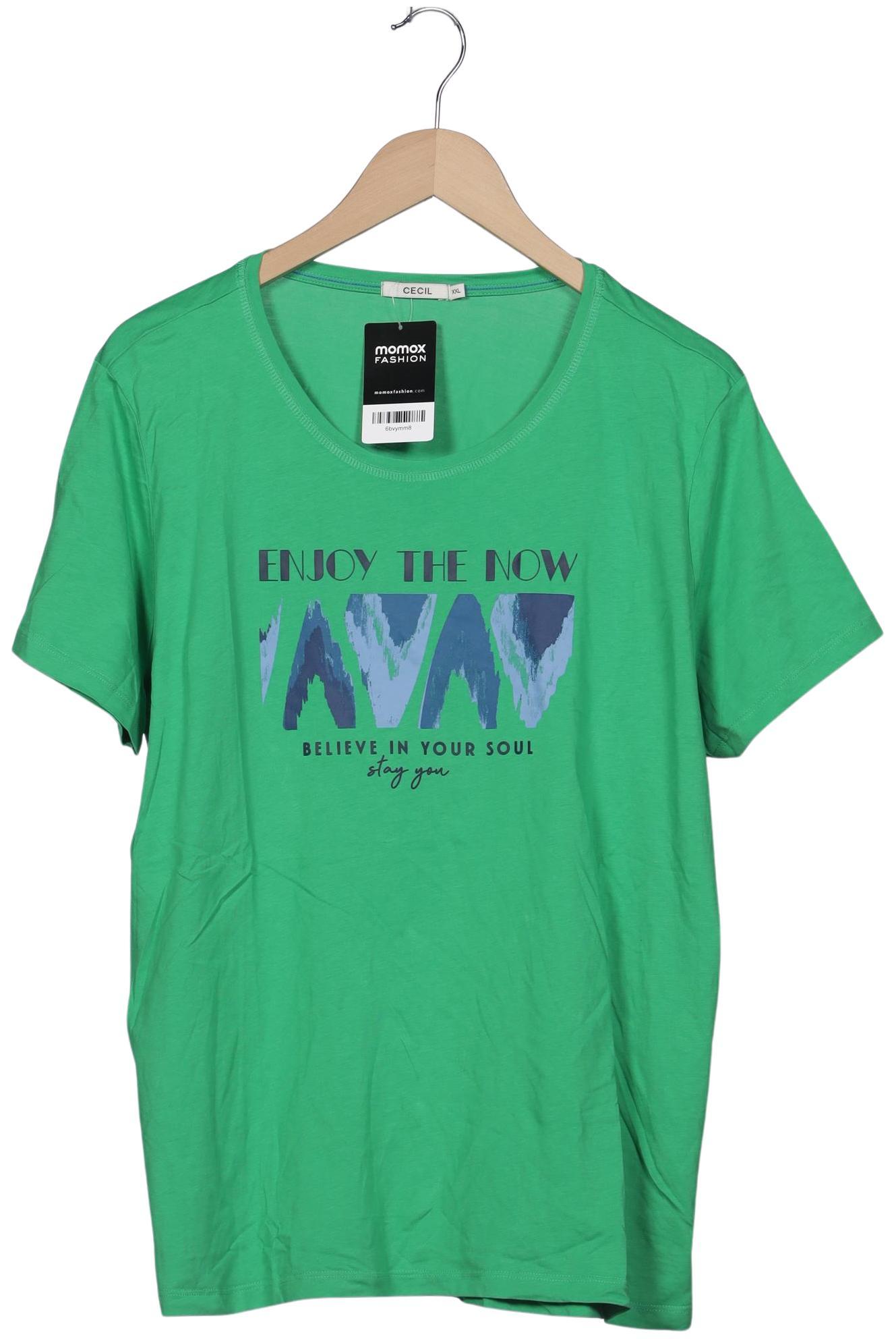 

Cecil Damen T-Shirt, grün, Gr. 46