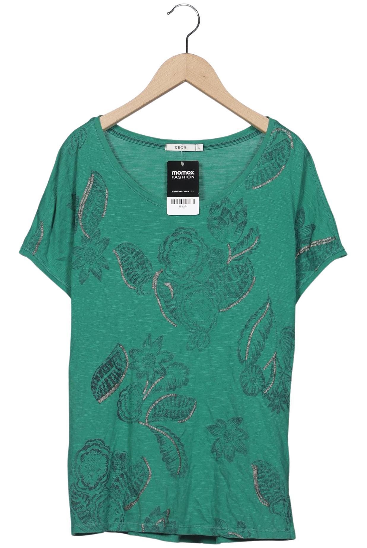 

Cecil Damen T-Shirt, grün, Gr. 42