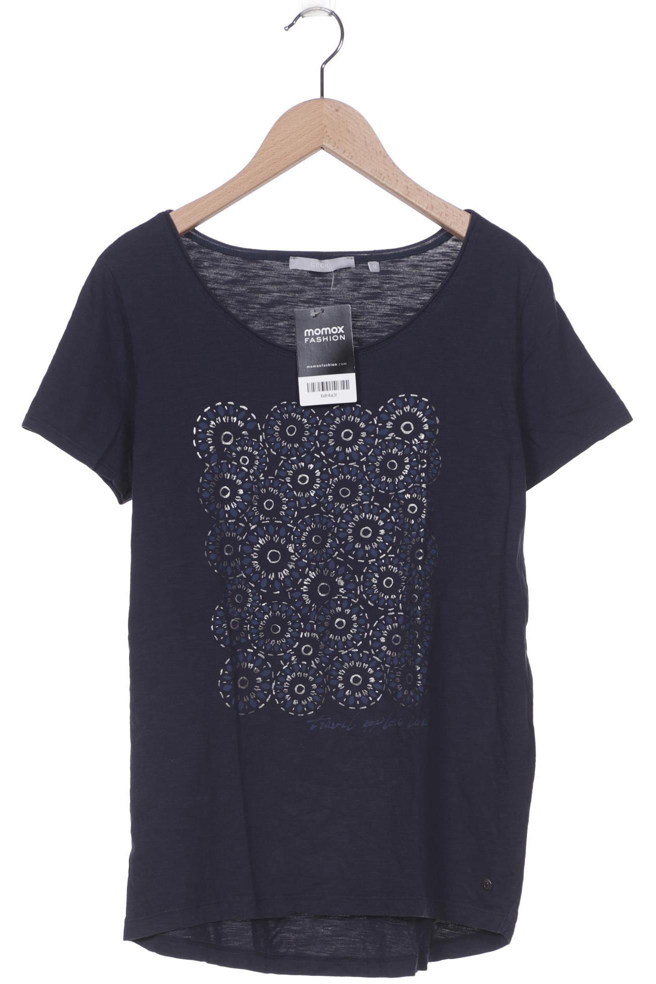 

CECIL Damen T-Shirt, marineblau
