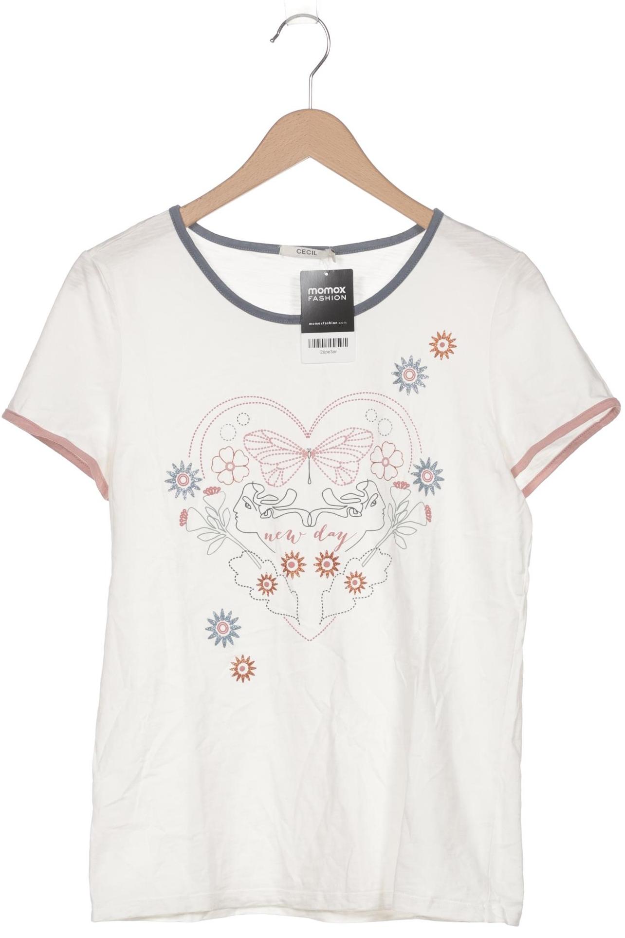 

Cecil Damen T-Shirt, weiß, Gr. 42