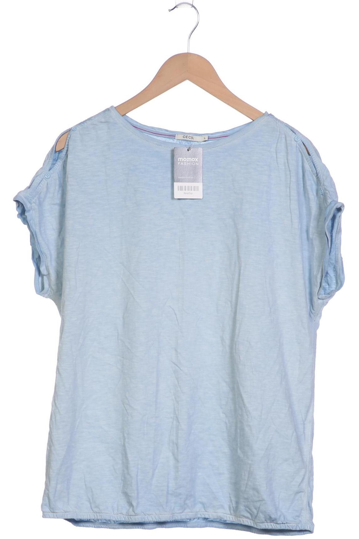 

CECIL Damen T-Shirt, hellblau