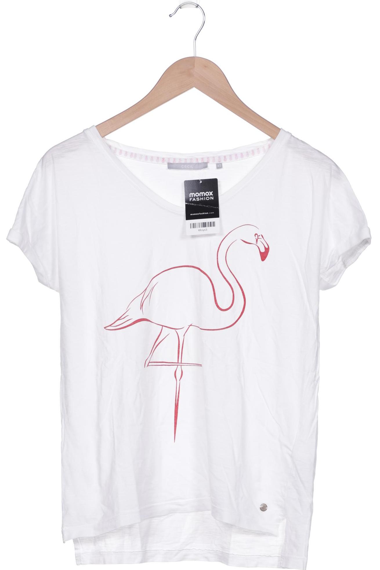 

CECIL Damen T-Shirt, weiß