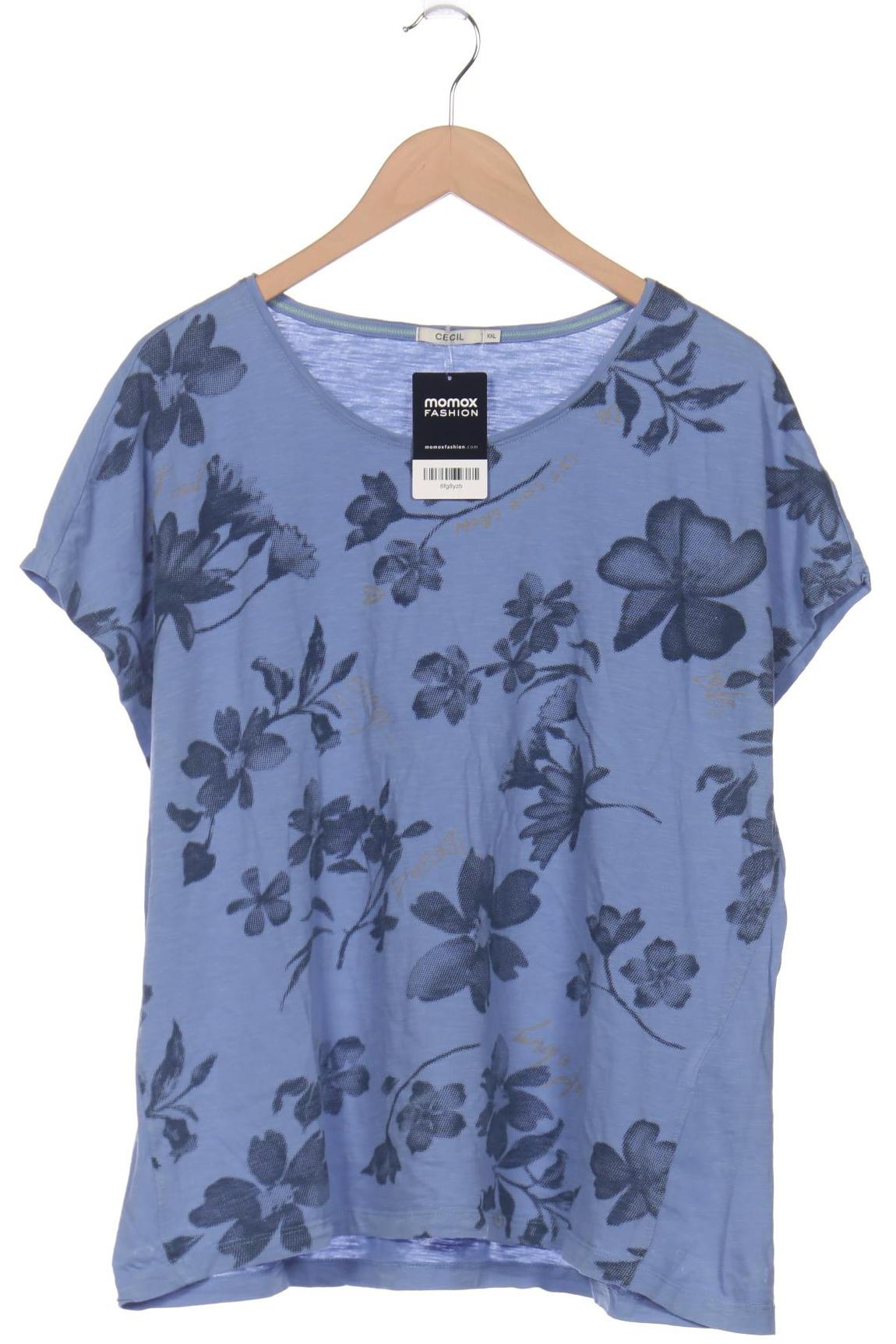 

Cecil Damen T-Shirt, blau, Gr. 46