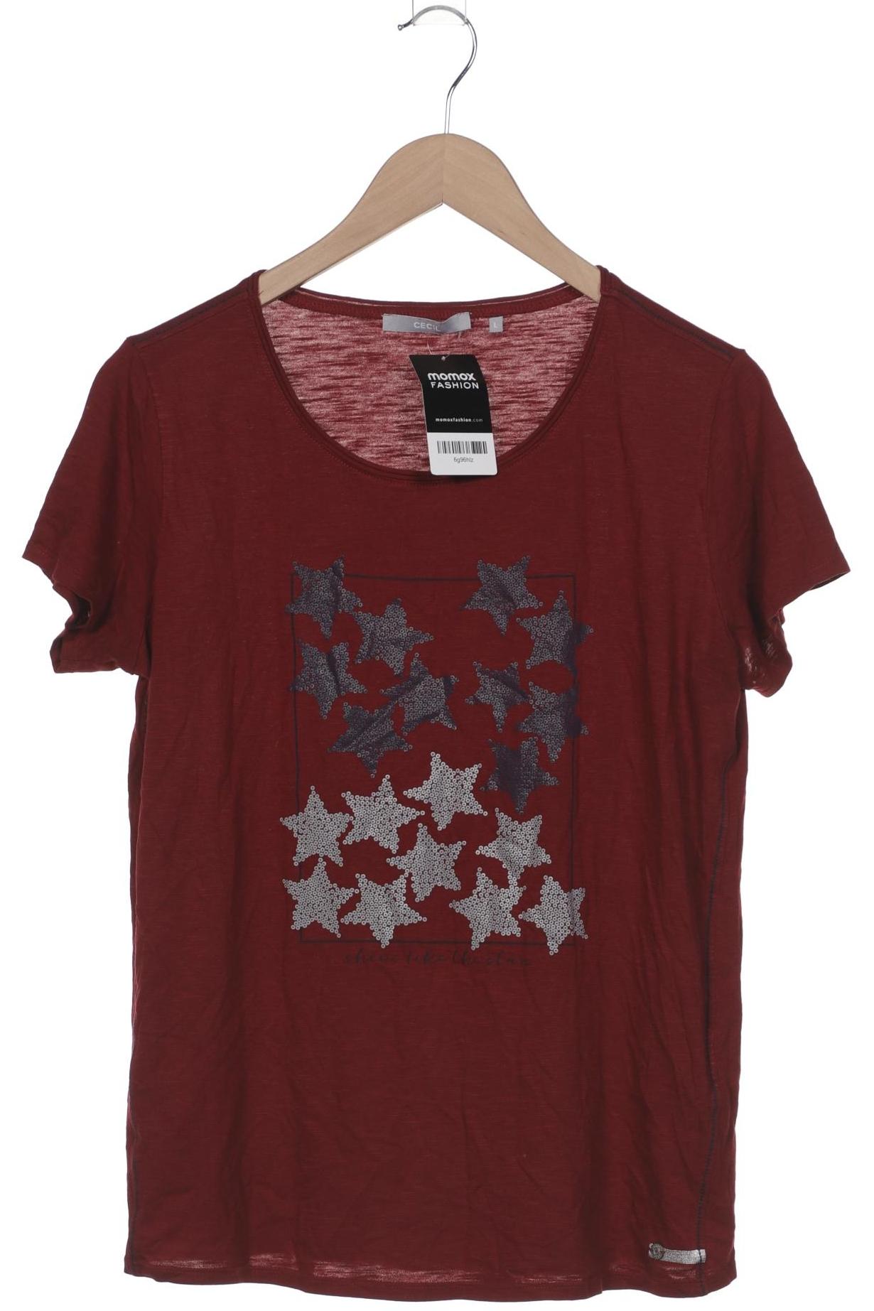 

Cecil Damen T-Shirt, bordeaux, Gr. 42