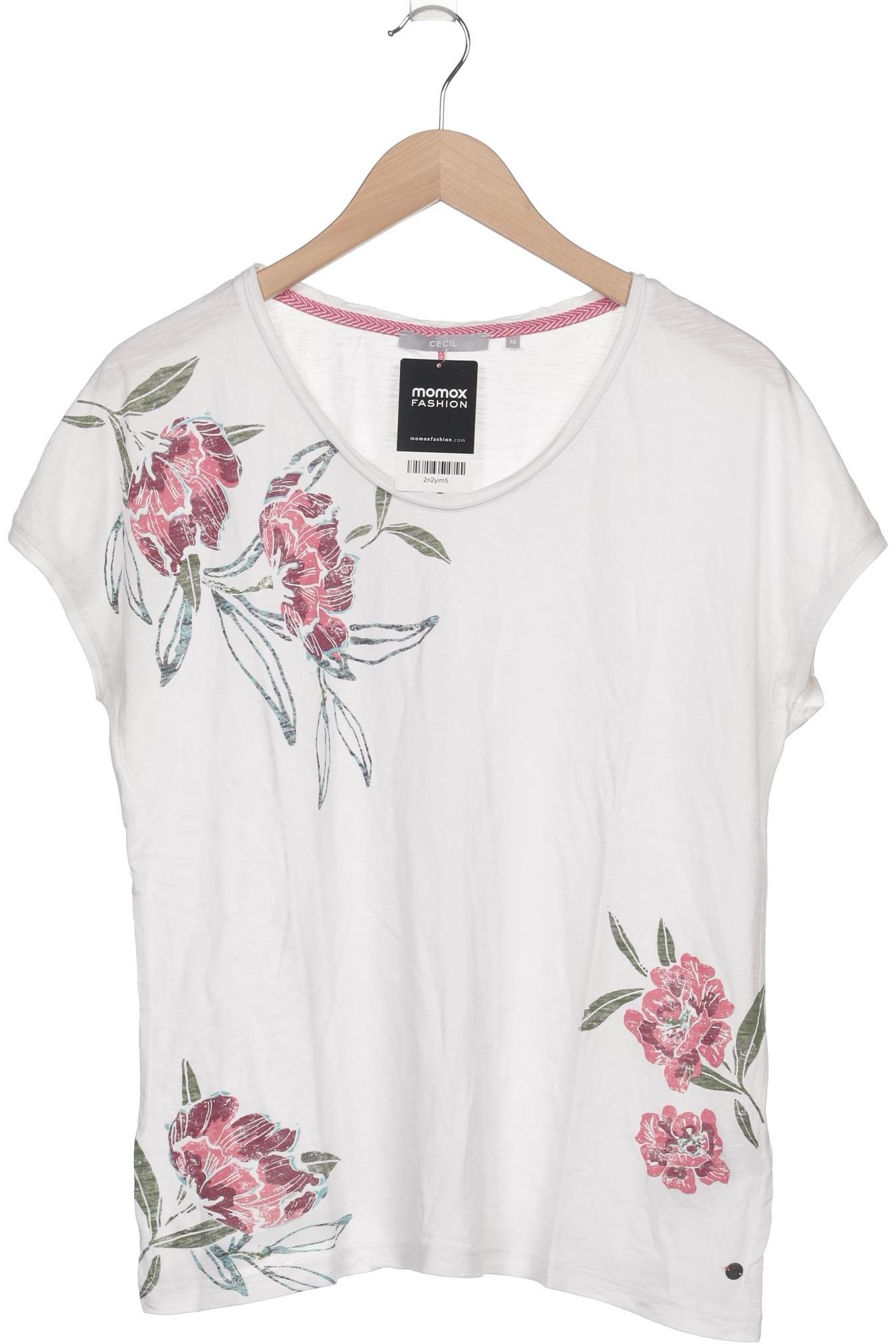 

Cecil Damen T-Shirt, weiß, Gr. 38