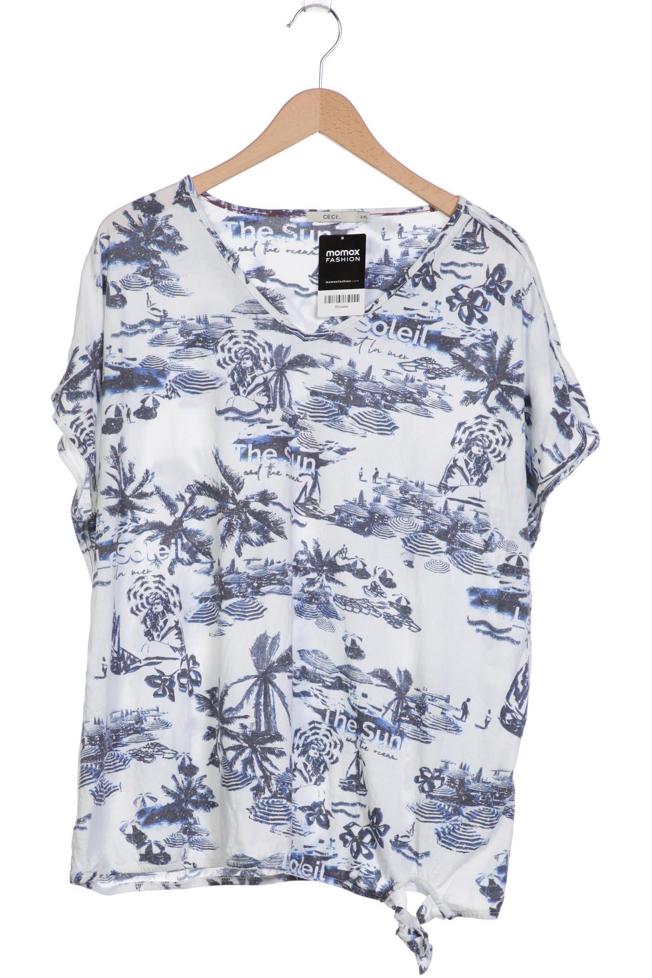 

Cecil Damen T-Shirt, weiß, Gr. 46