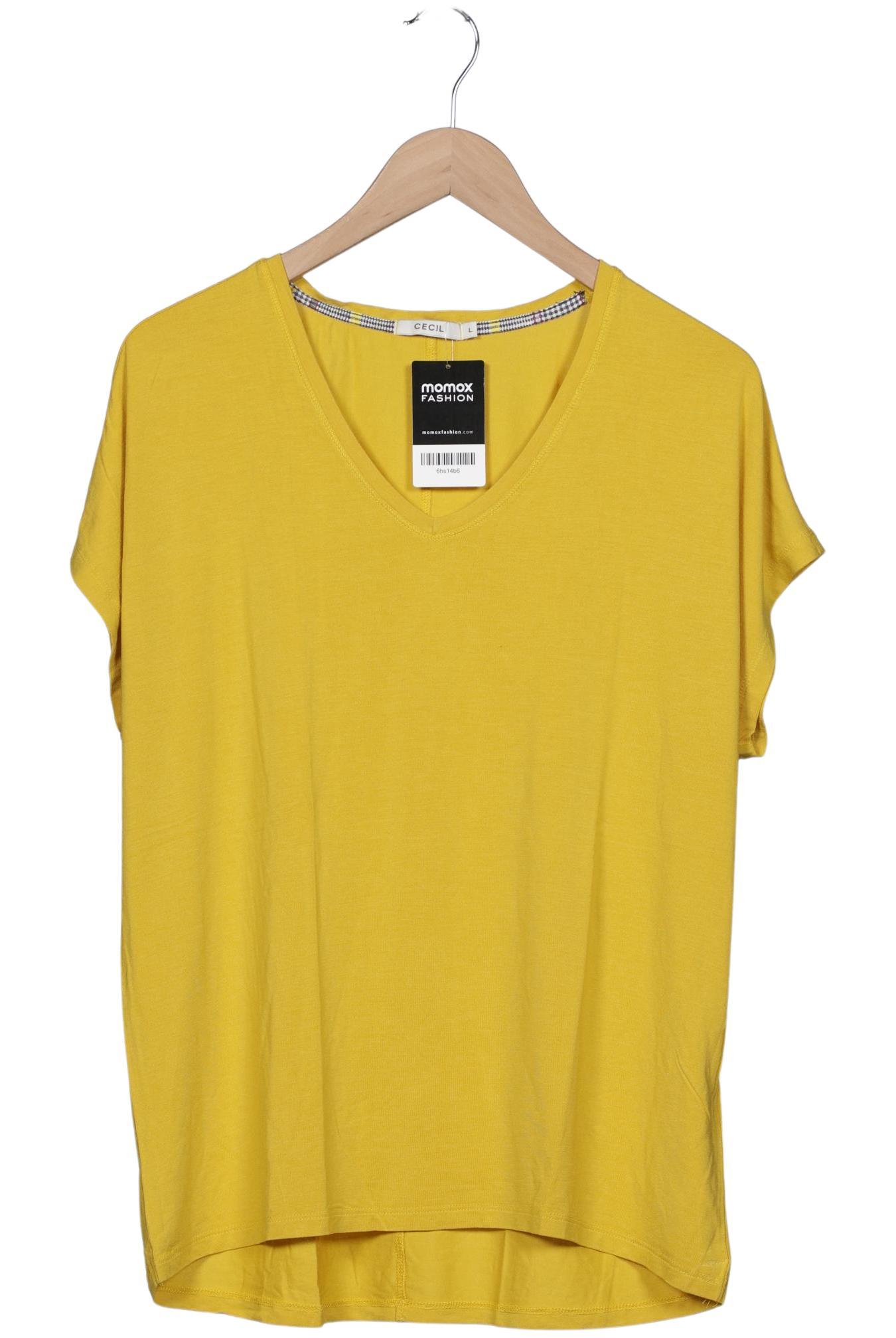 

Cecil Damen T-Shirt, gelb, Gr. 42