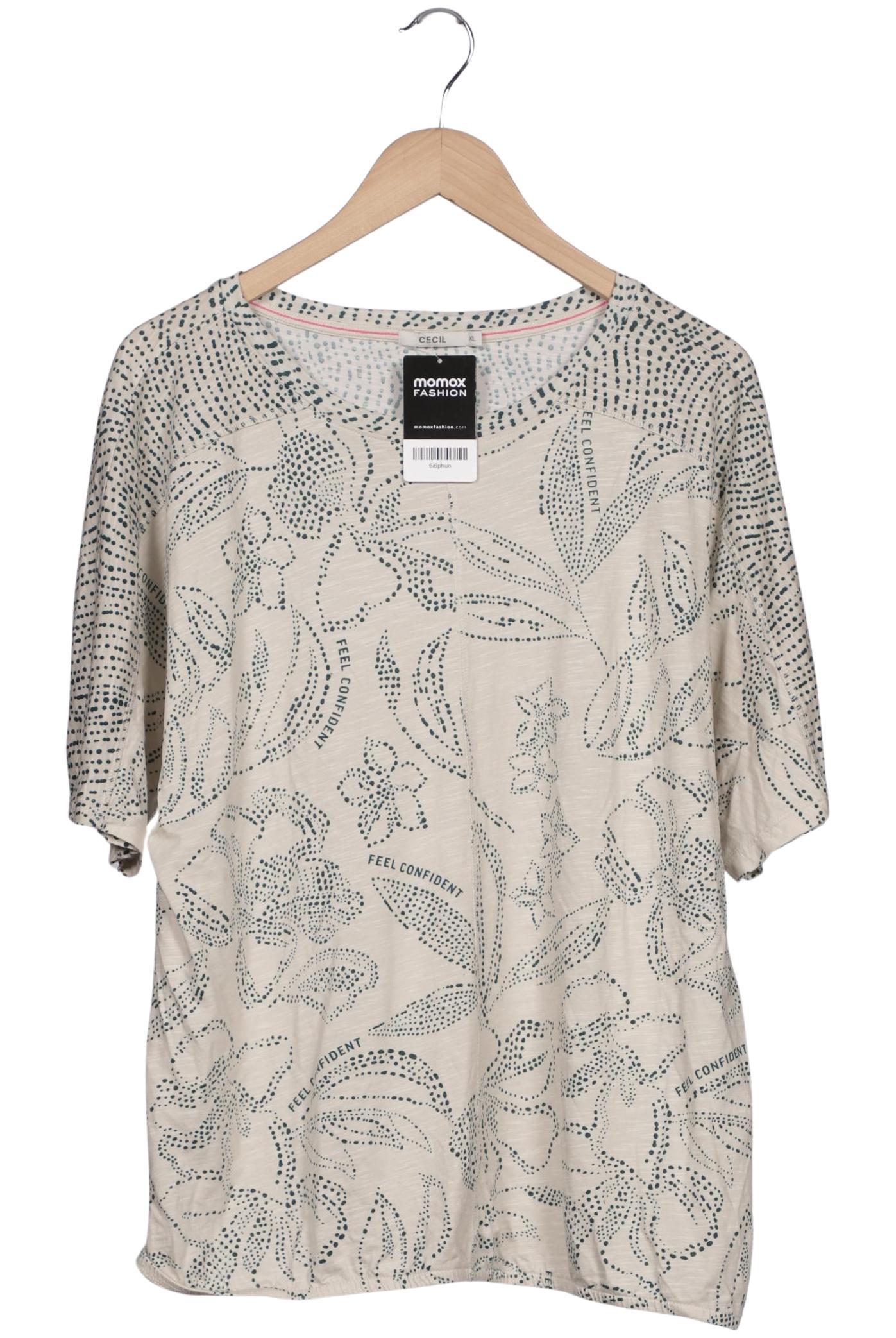 

Cecil Damen T-Shirt, cremeweiß, Gr. 44