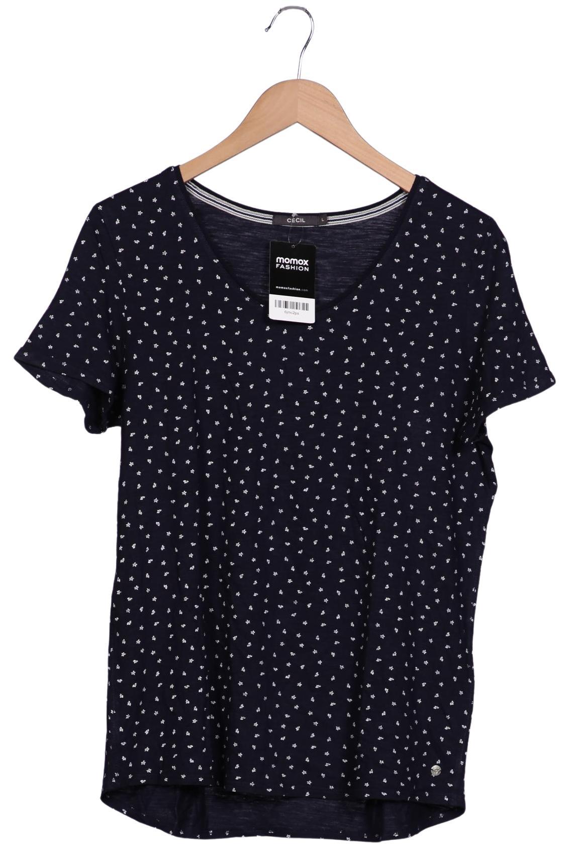 

Cecil Damen T-Shirt, marineblau, Gr. 42