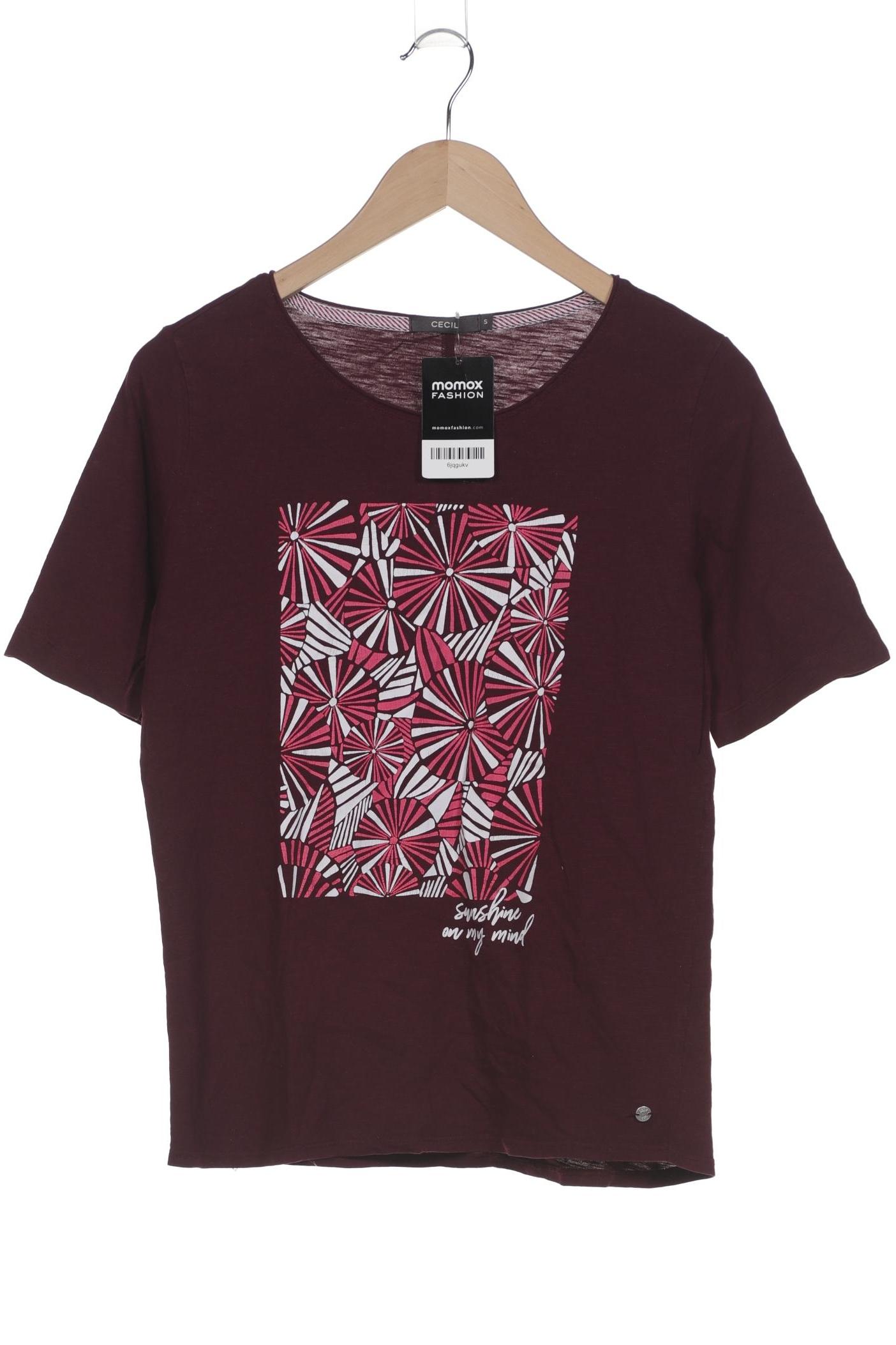 

Cecil Damen T-Shirt, bordeaux, Gr. 36