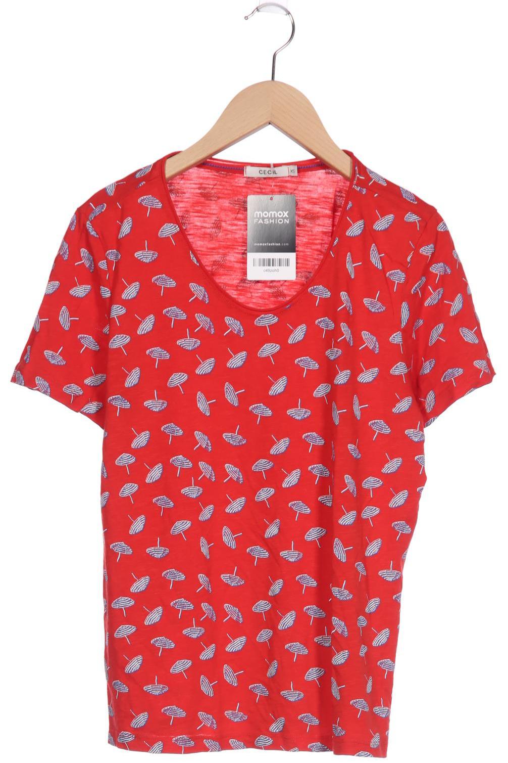 

Cecil Damen T-Shirt, rot, Gr. 34