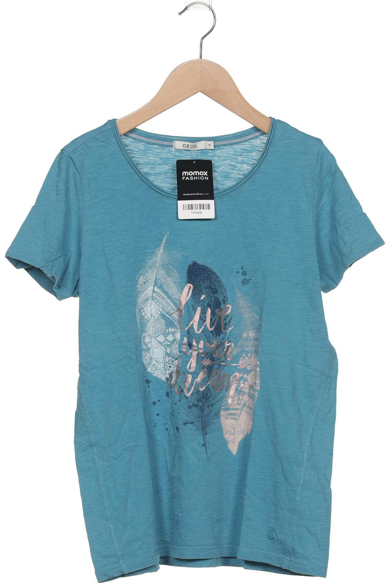 

Cecil Damen T-Shirt, blau, Gr. 36