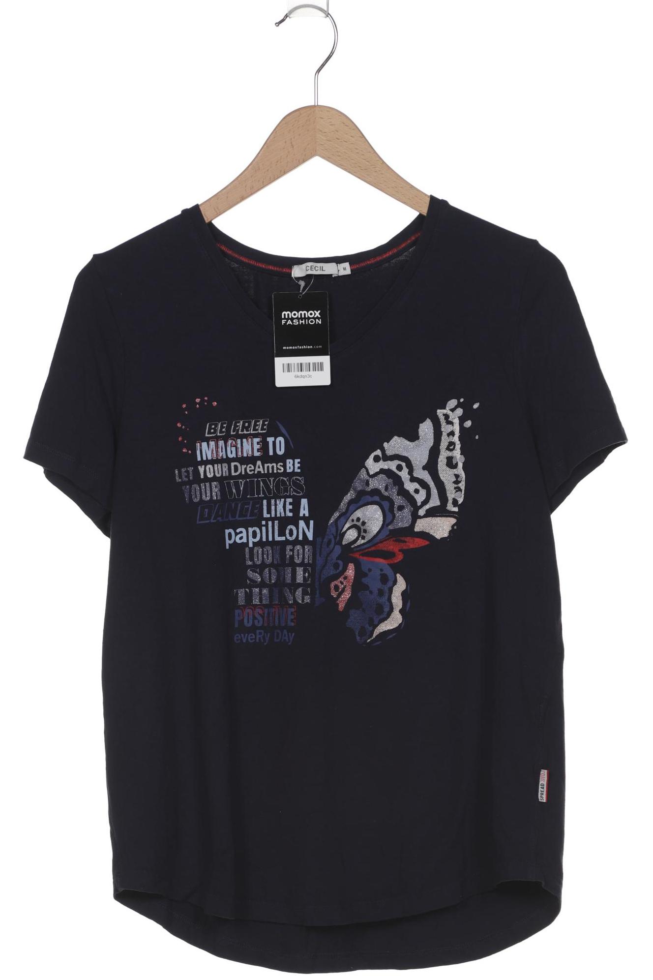 

Cecil Damen T-Shirt, marineblau, Gr. 38