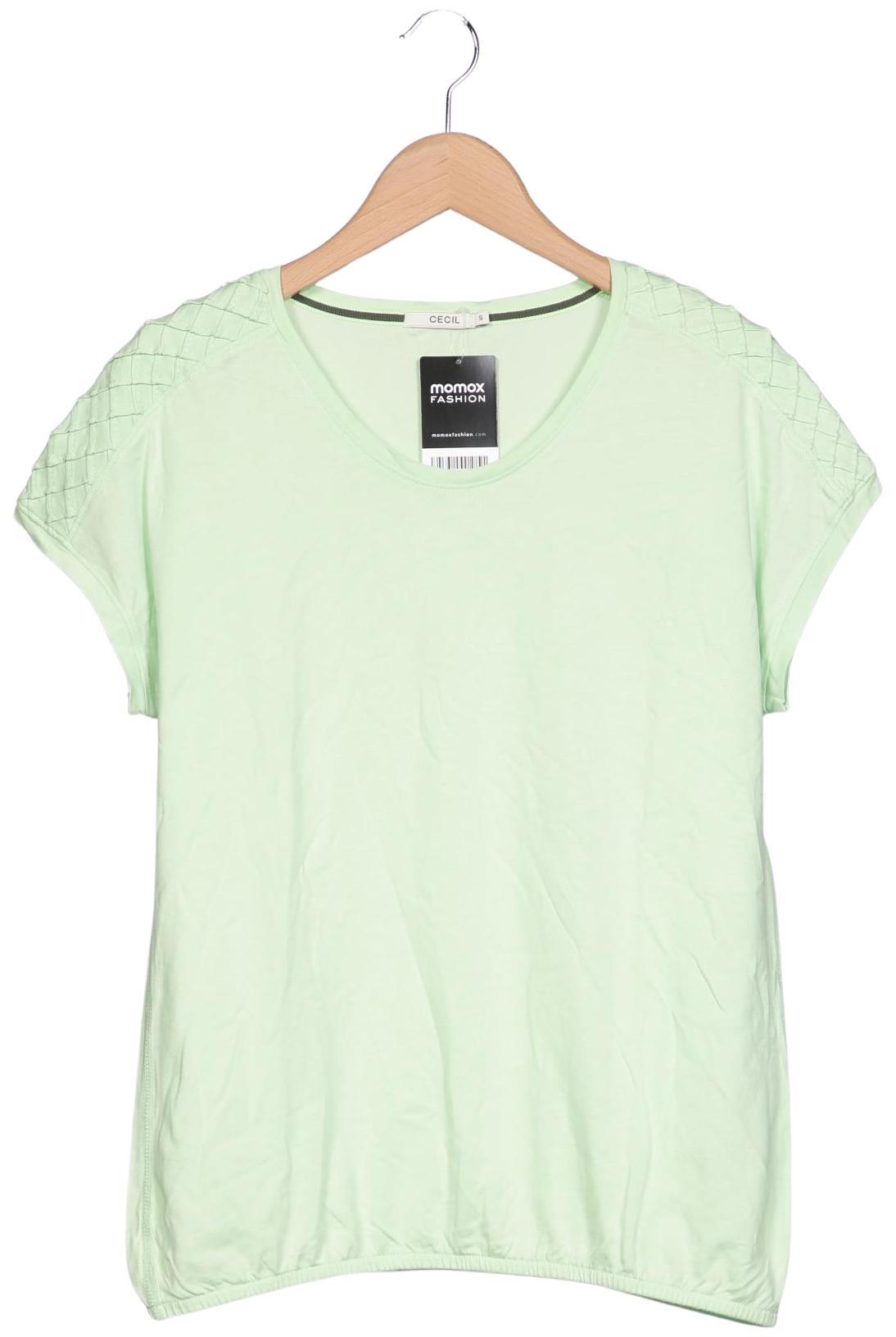 

Cecil Damen T-Shirt, hellgrün, Gr. 36