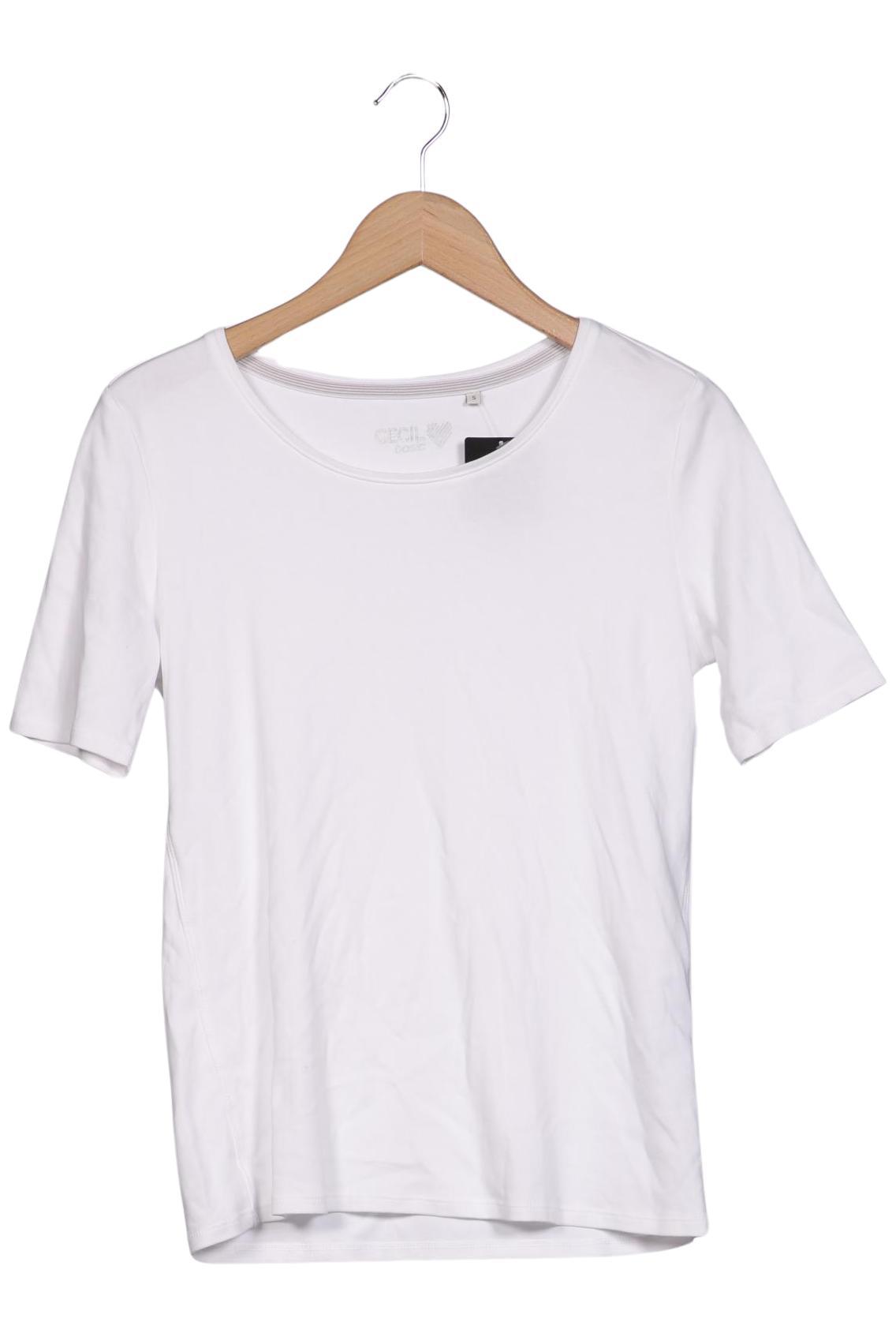 

Cecil Damen T-Shirt, weiß, Gr. 36