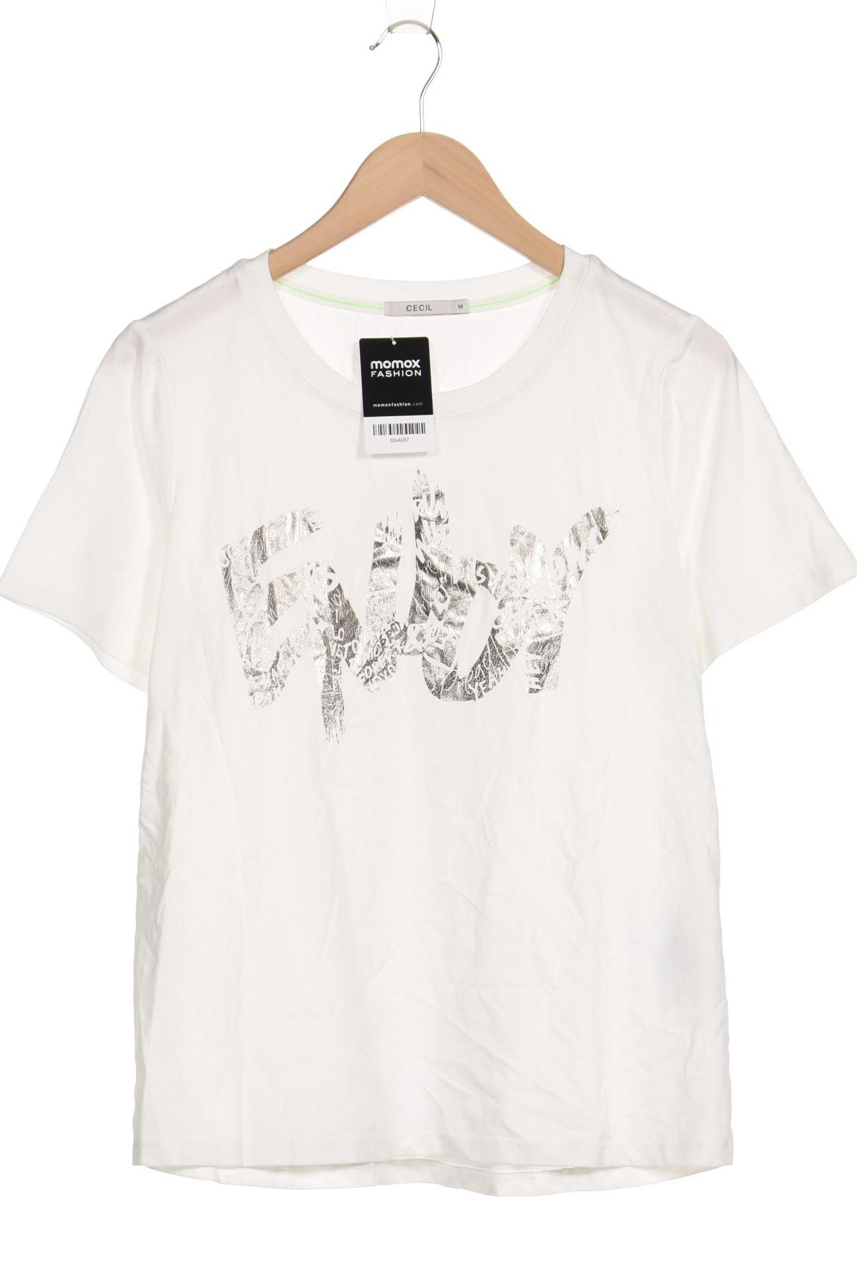 

Cecil Damen T-Shirt, weiß, Gr. 38