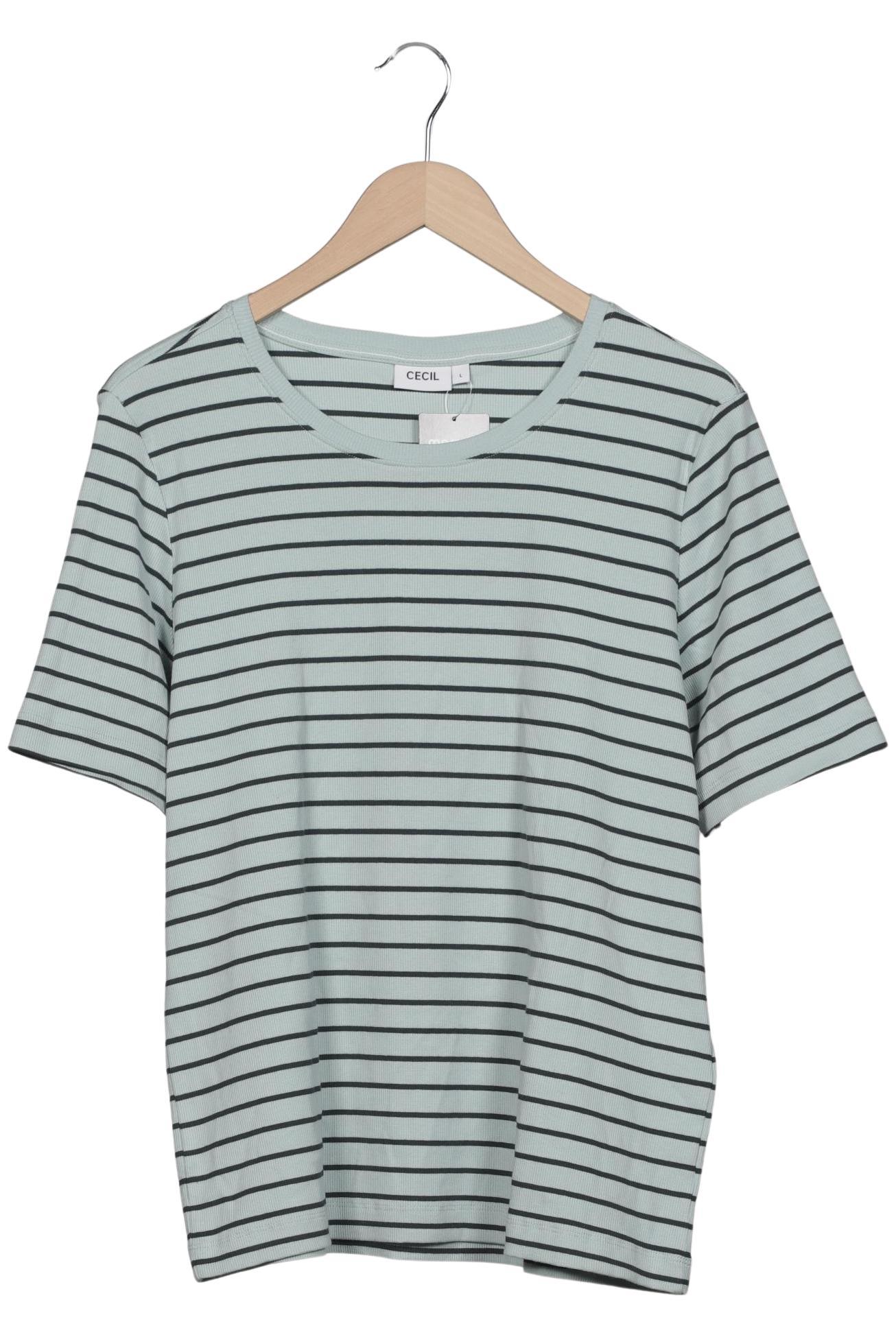 

Cecil Damen T-Shirt, hellgrün, Gr. 42