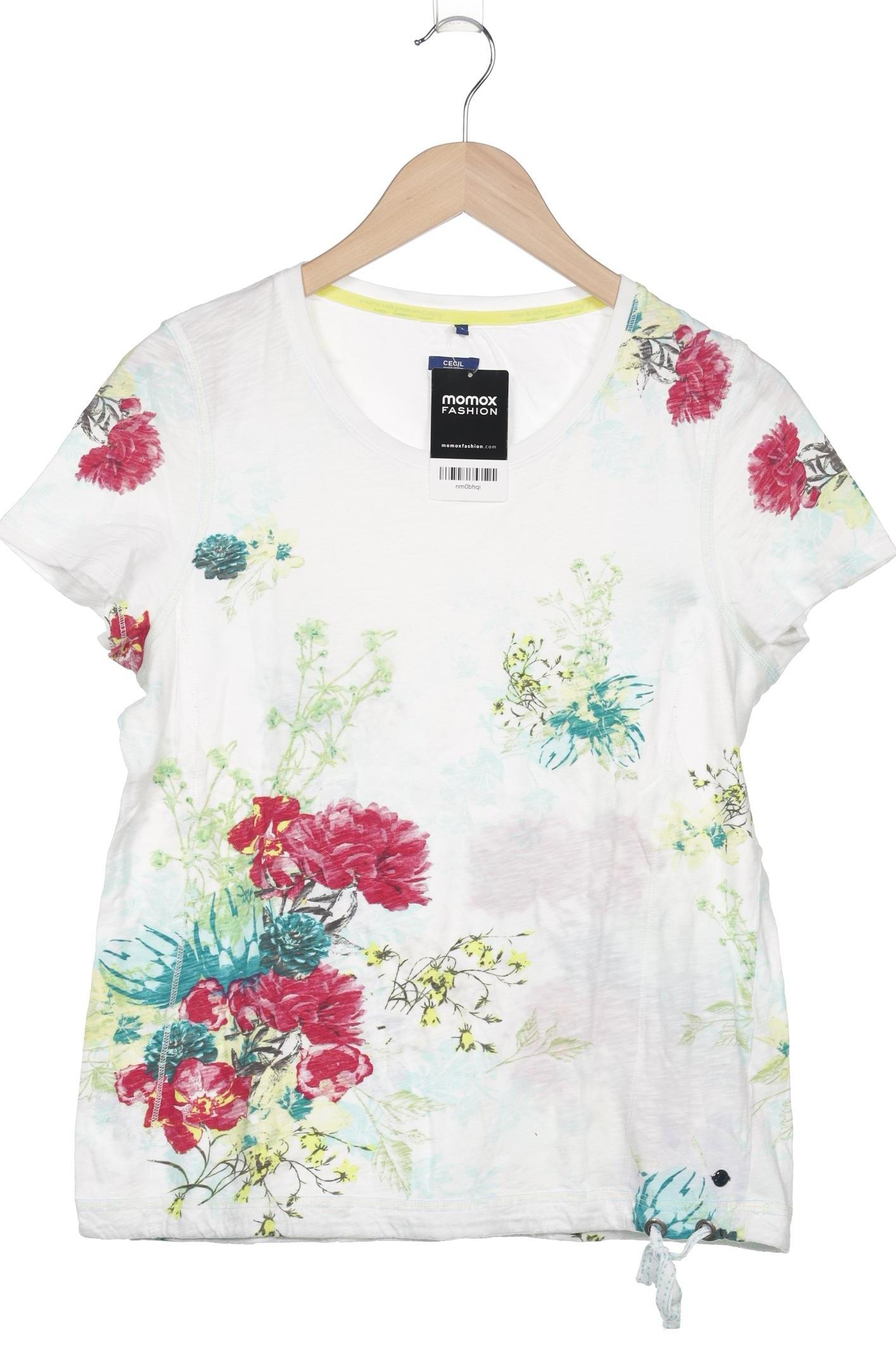

Cecil Damen T-Shirt, weiß, Gr. 42