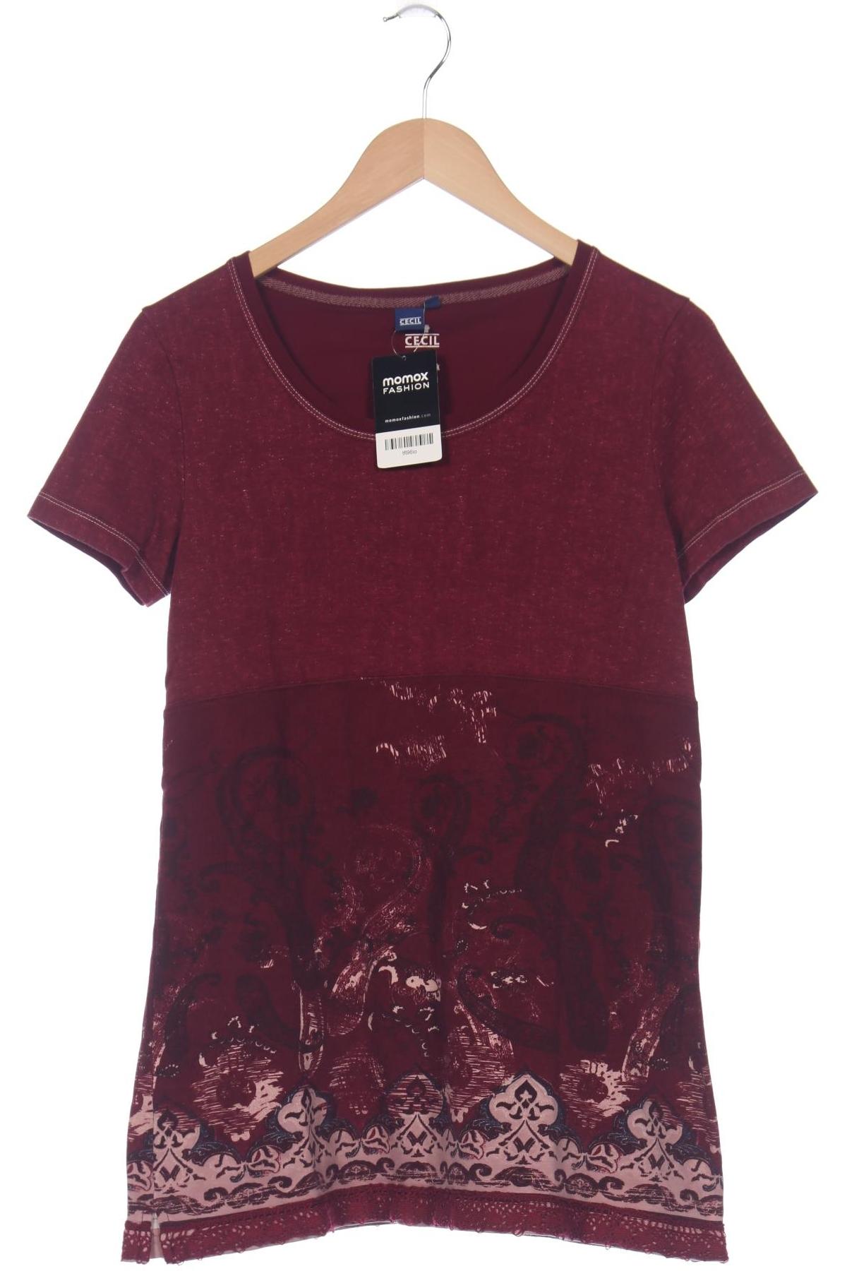 

Cecil Damen T-Shirt, bordeaux, Gr. 42