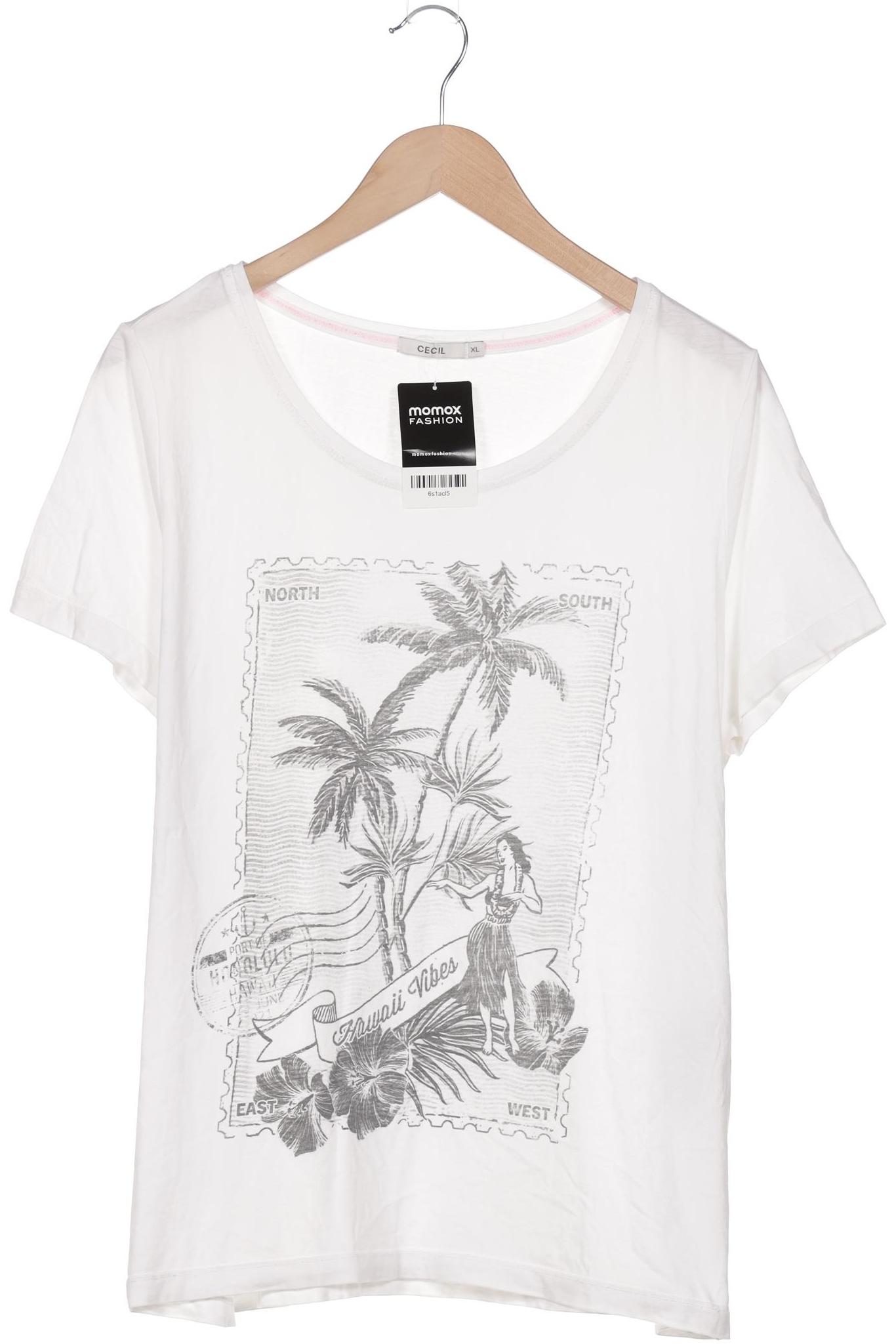 

Cecil Damen T-Shirt, weiß, Gr. 44