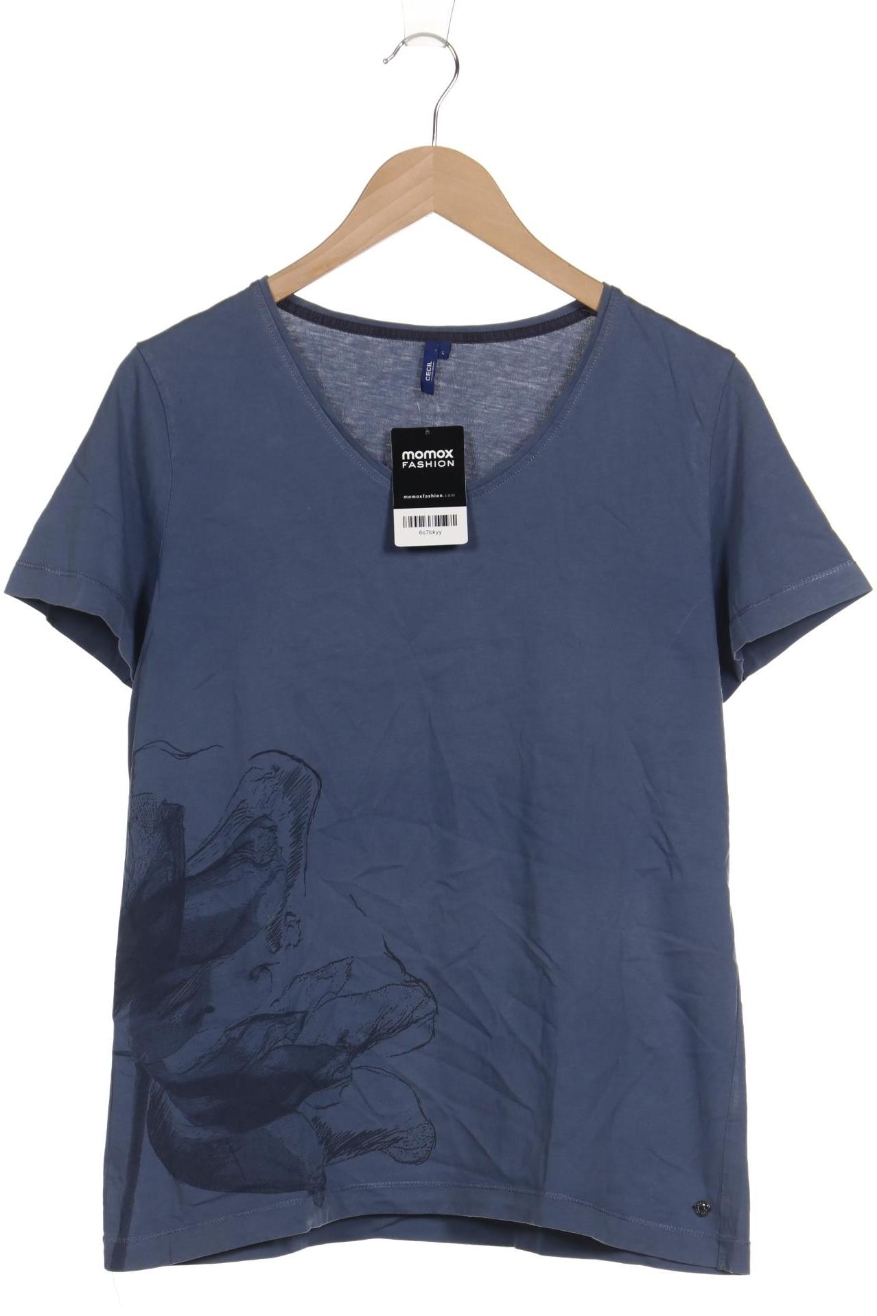 

Cecil Damen T-Shirt, blau, Gr. 42