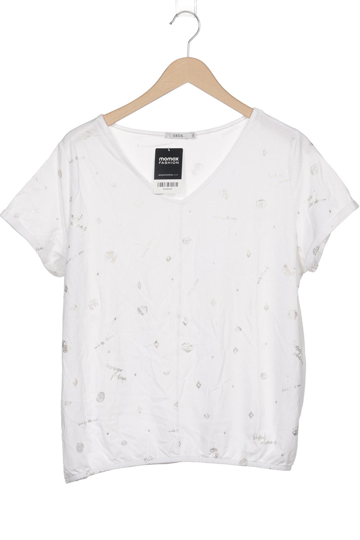 

Cecil Damen T-Shirt, weiß, Gr. 44