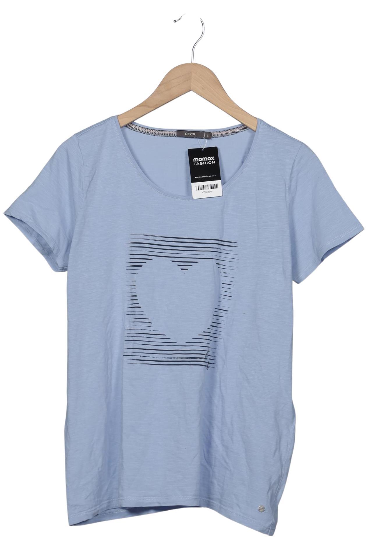 

Cecil Damen T-Shirt, blau, Gr. 42