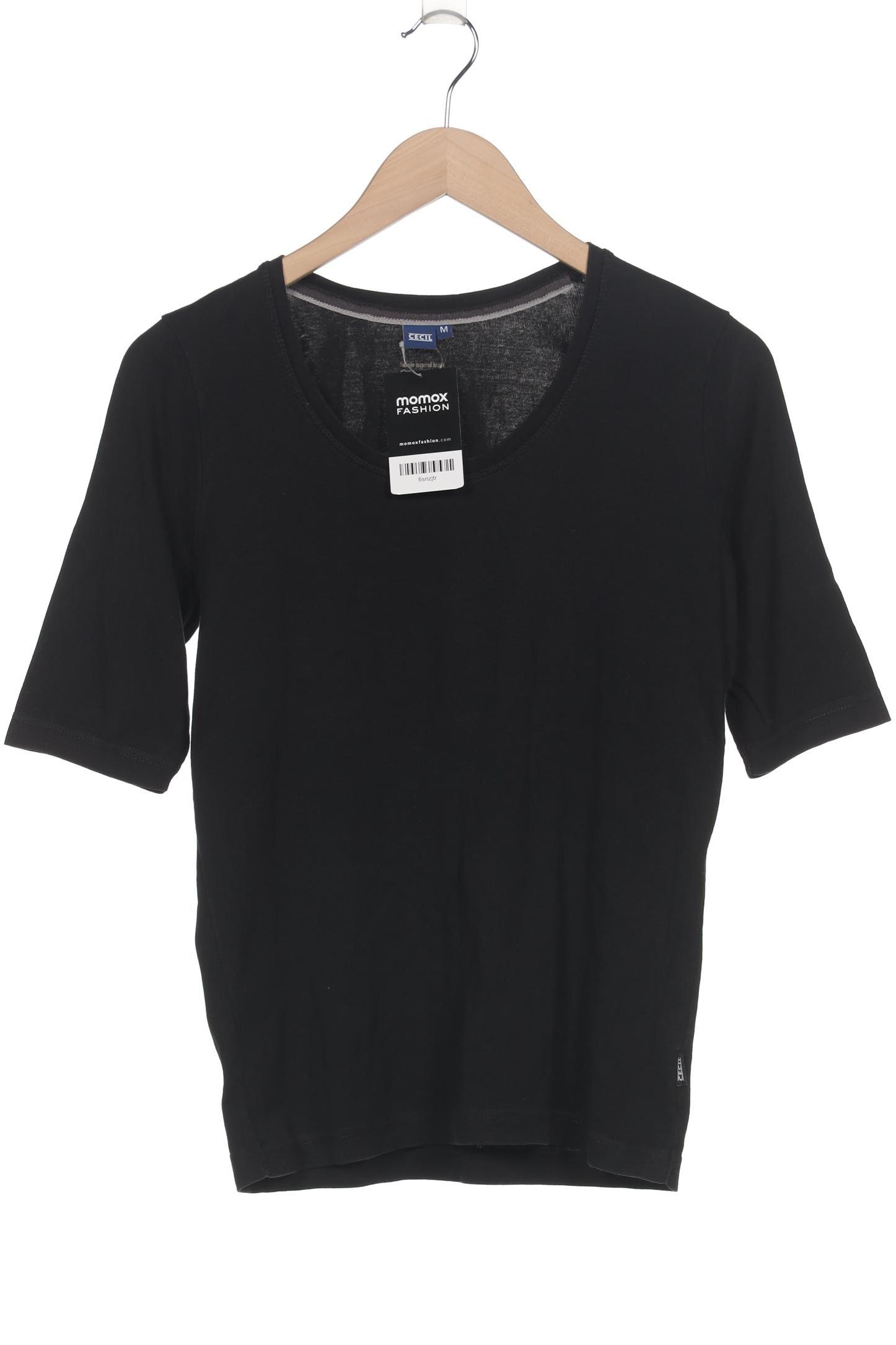 

Cecil Damen T-Shirt, schwarz, Gr. 38