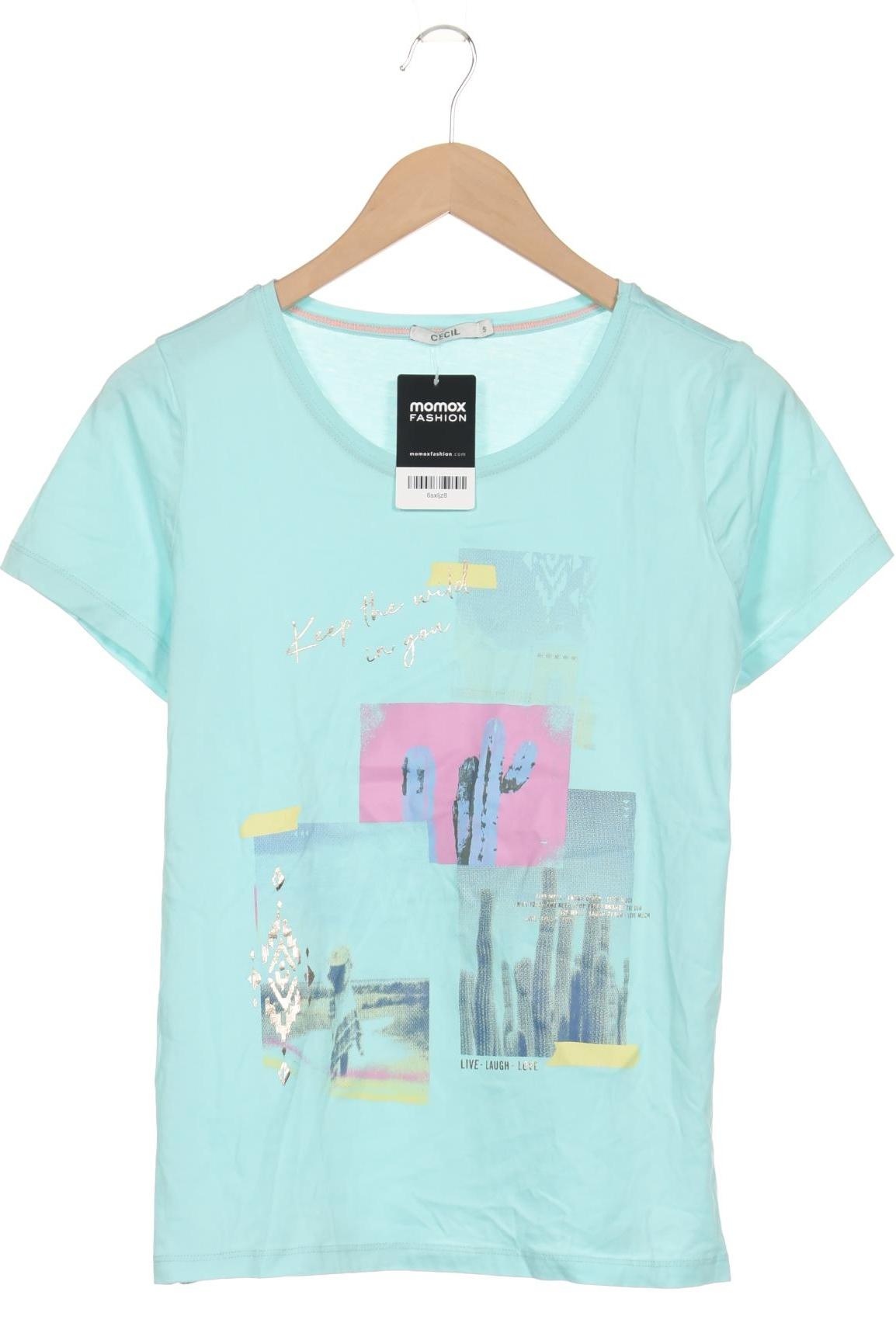 

Cecil Damen T-Shirt, hellblau, Gr. 36