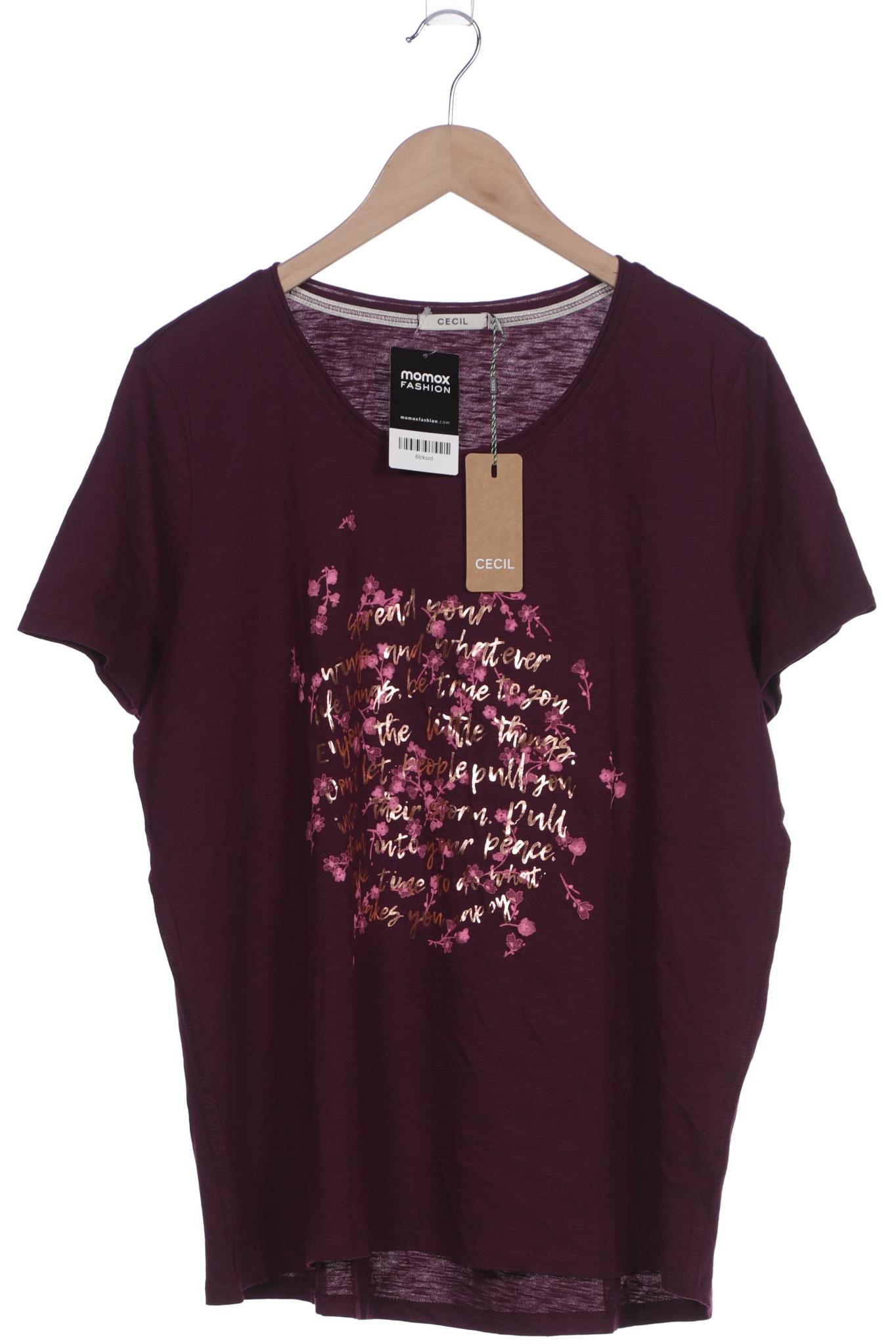 

Cecil Damen T-Shirt, bordeaux, Gr. 46