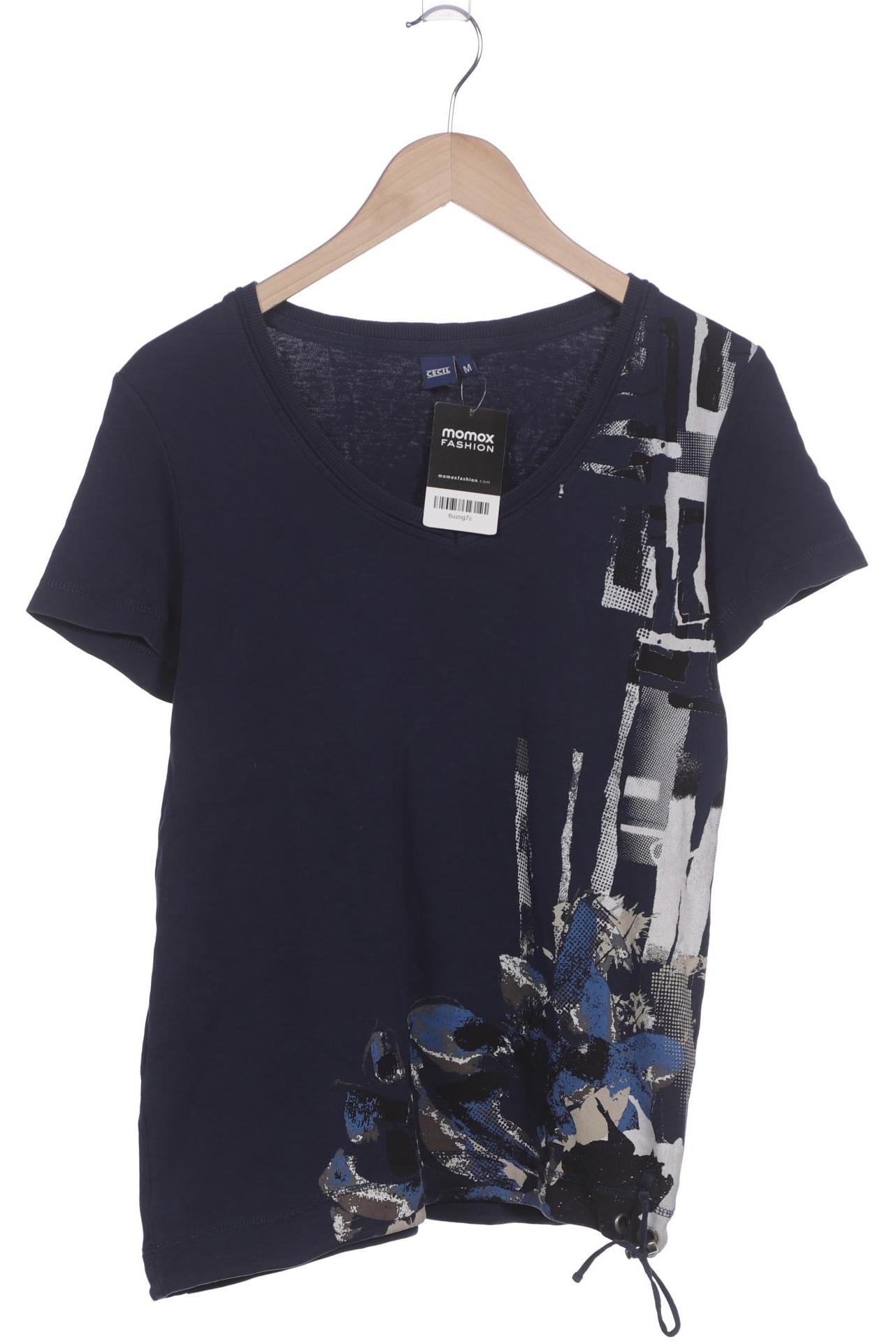 

Cecil Damen T-Shirt, marineblau, Gr. 38