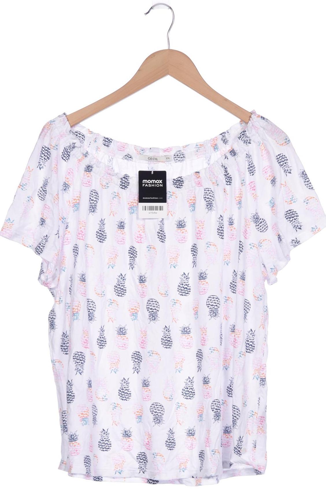 

Cecil Damen T-Shirt, weiß, Gr. 46