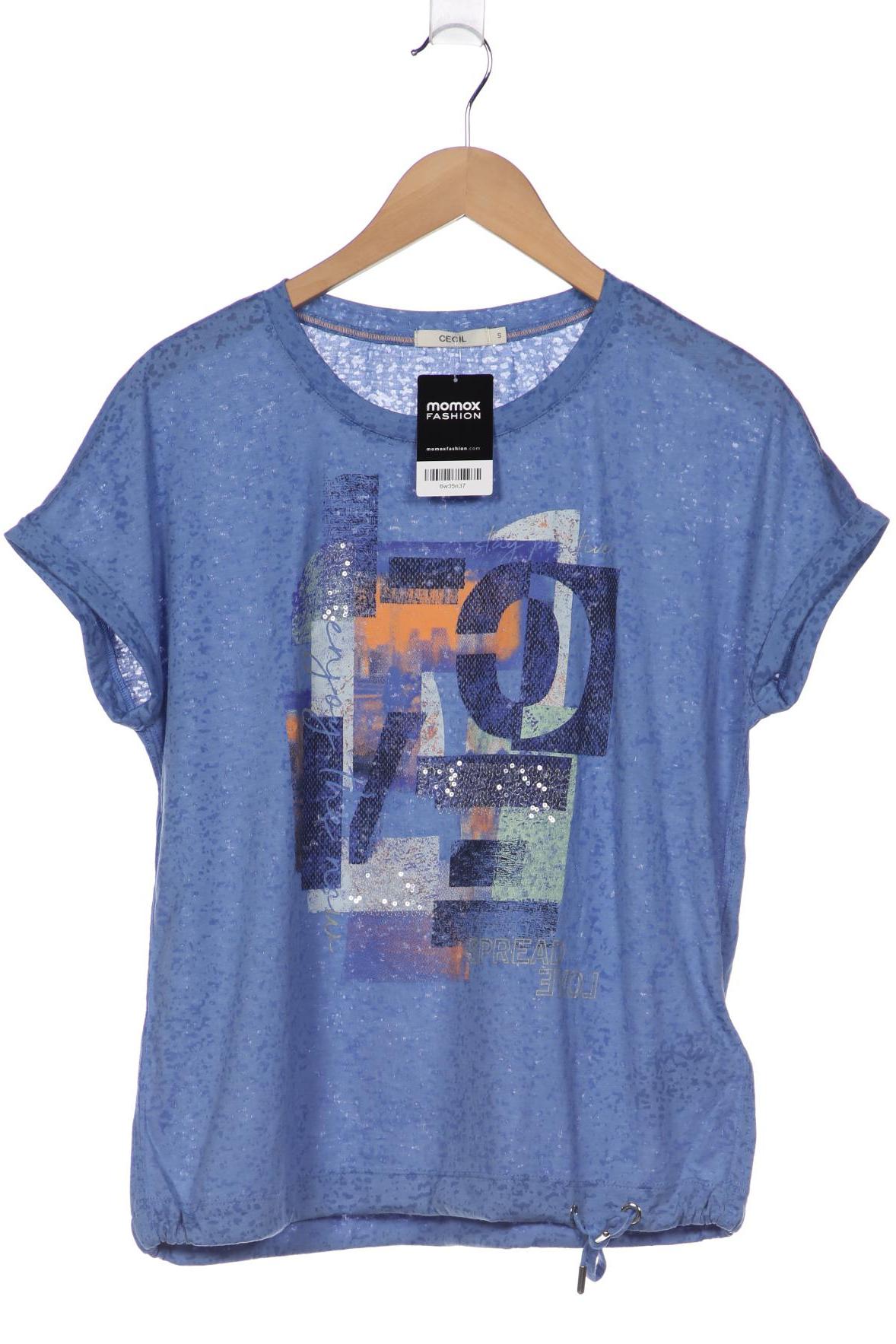 

CECIL Damen T-Shirt, blau