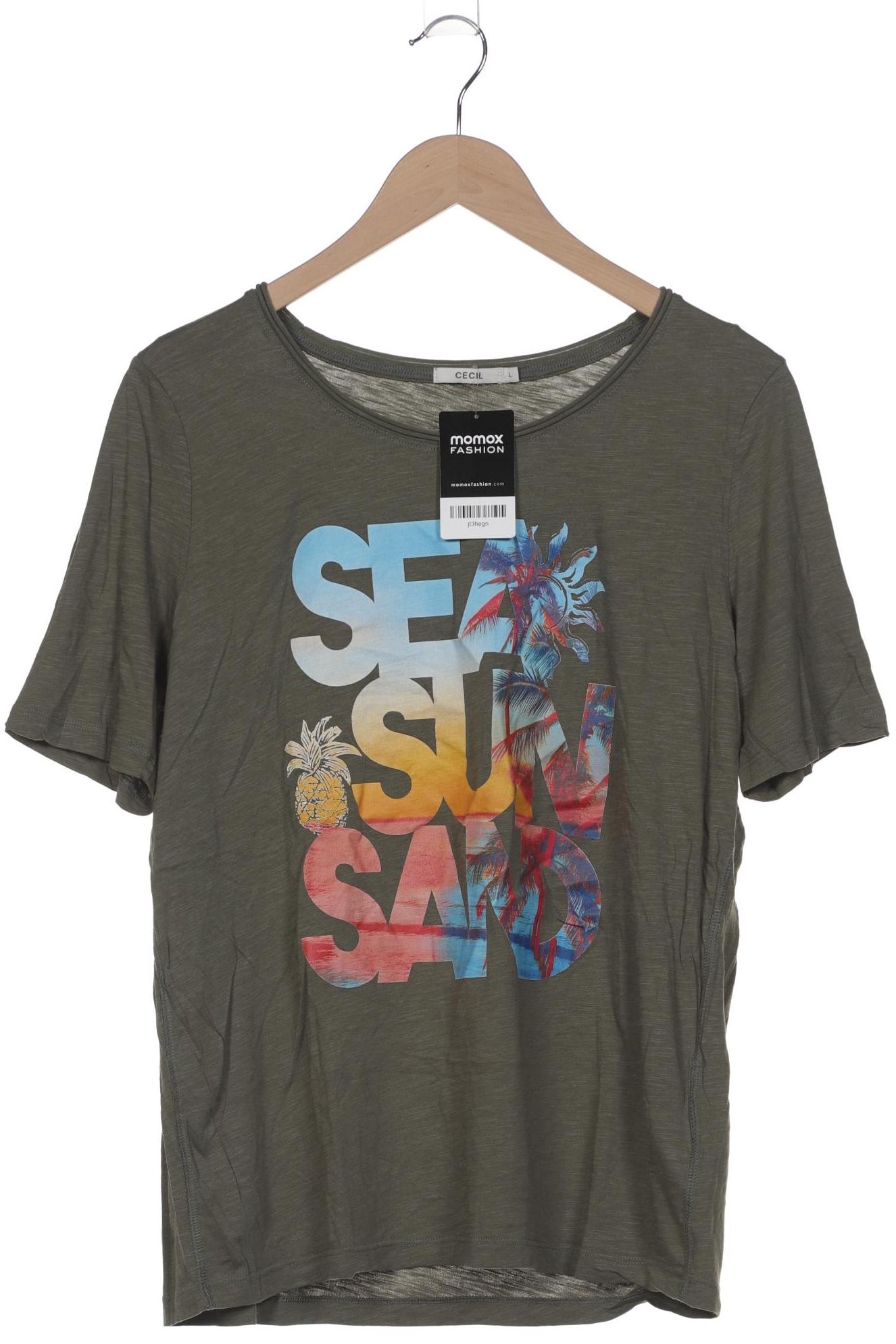 

Cecil Damen T-Shirt, grün, Gr. 42