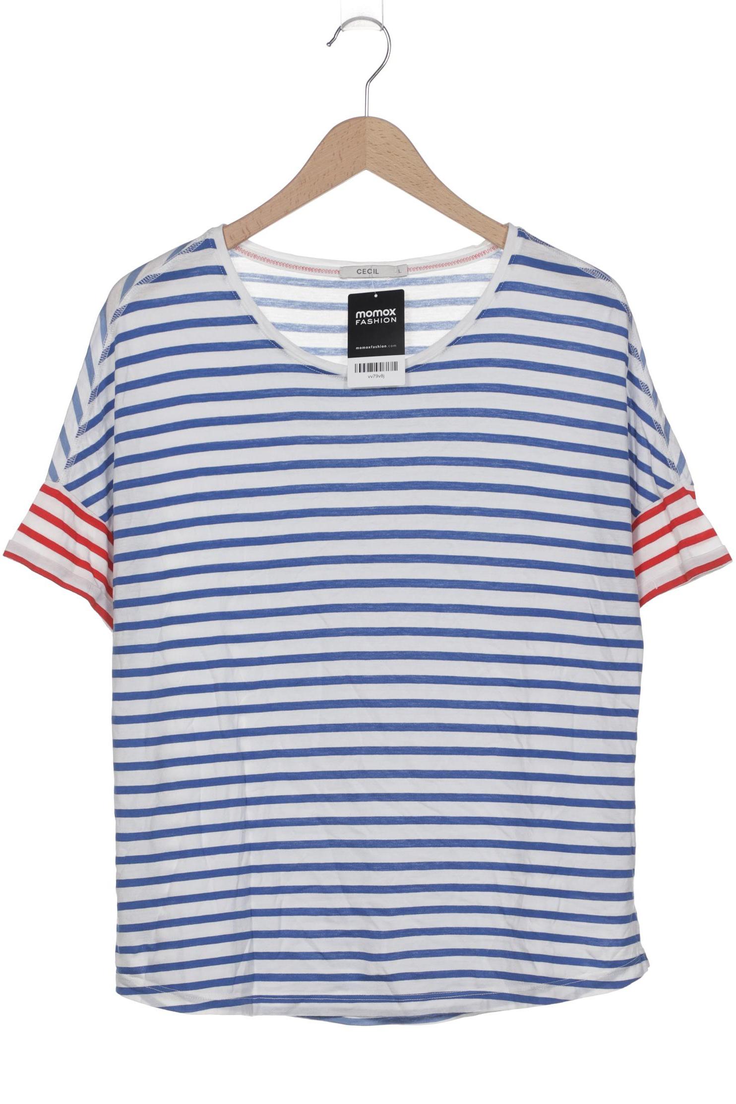 

Cecil Damen T-Shirt, blau, Gr. 42
