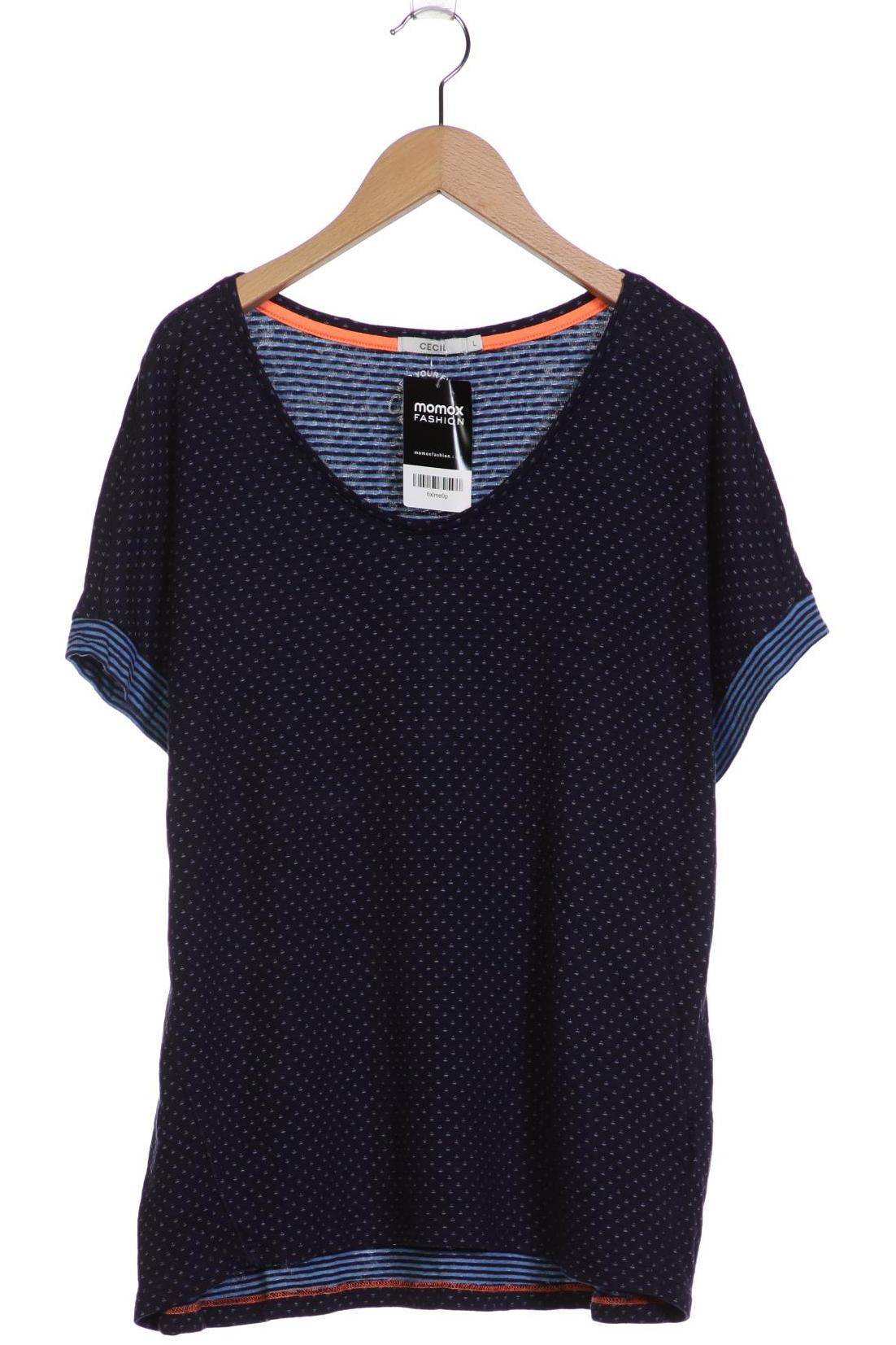 

Cecil Damen T-Shirt, marineblau, Gr. 42
