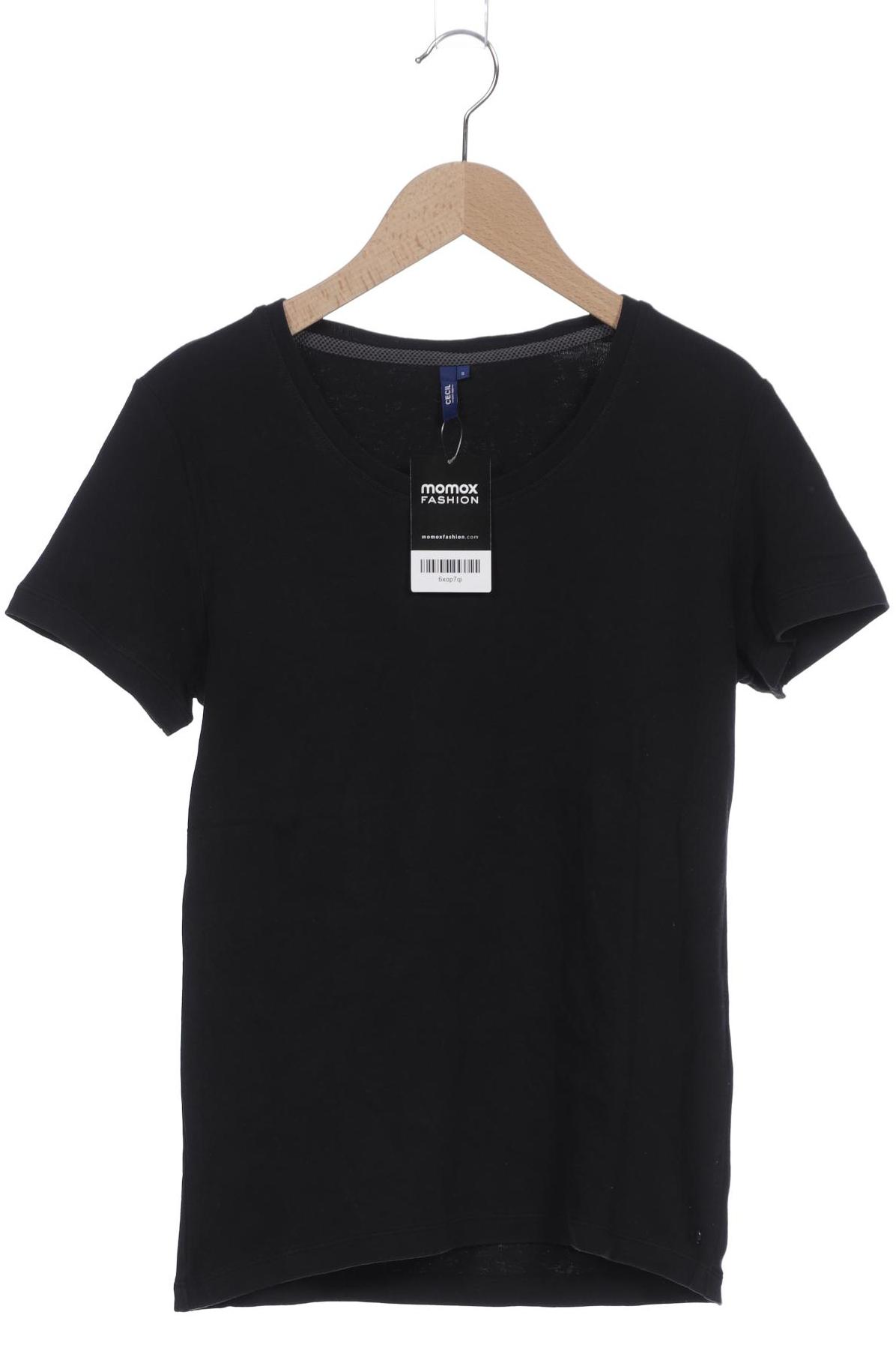 

CECIL Damen T-Shirt, schwarz