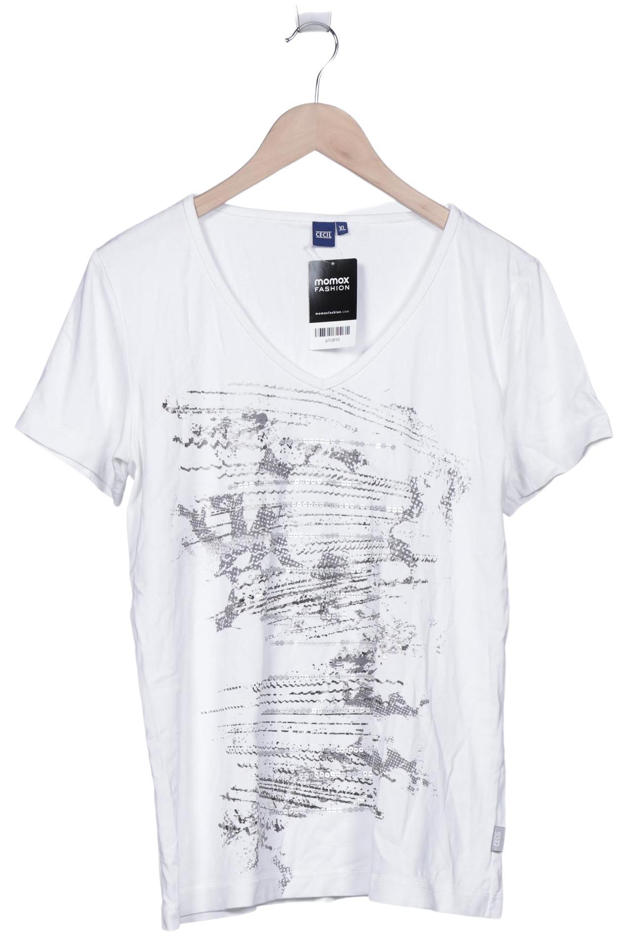 

Cecil Damen T-Shirt, weiß, Gr. 44