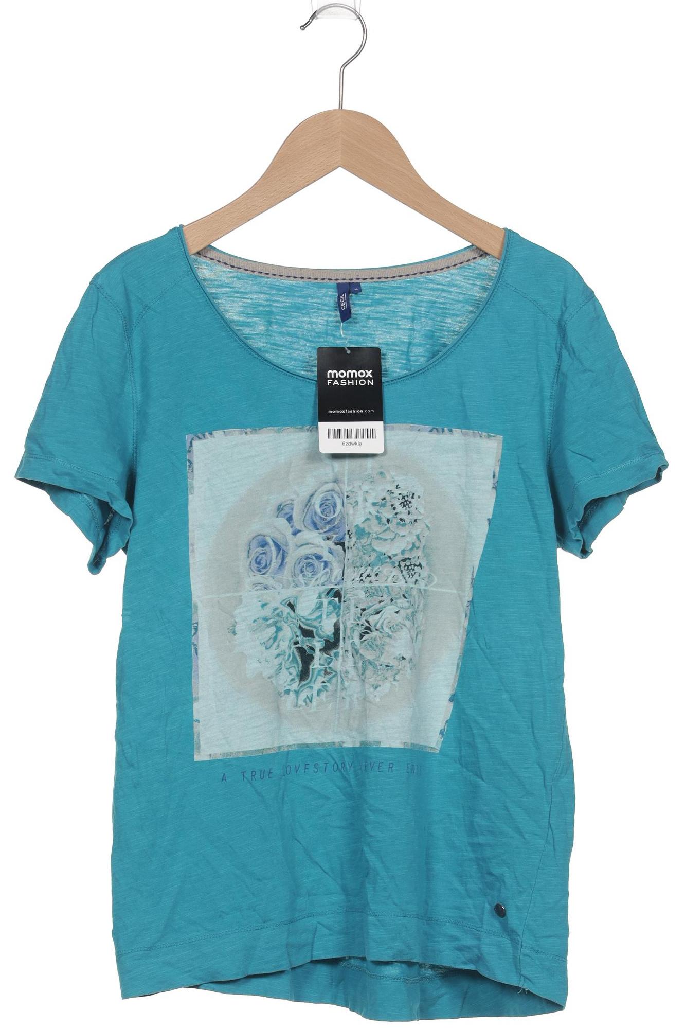 

Cecil Damen T-Shirt, blau, Gr. 38