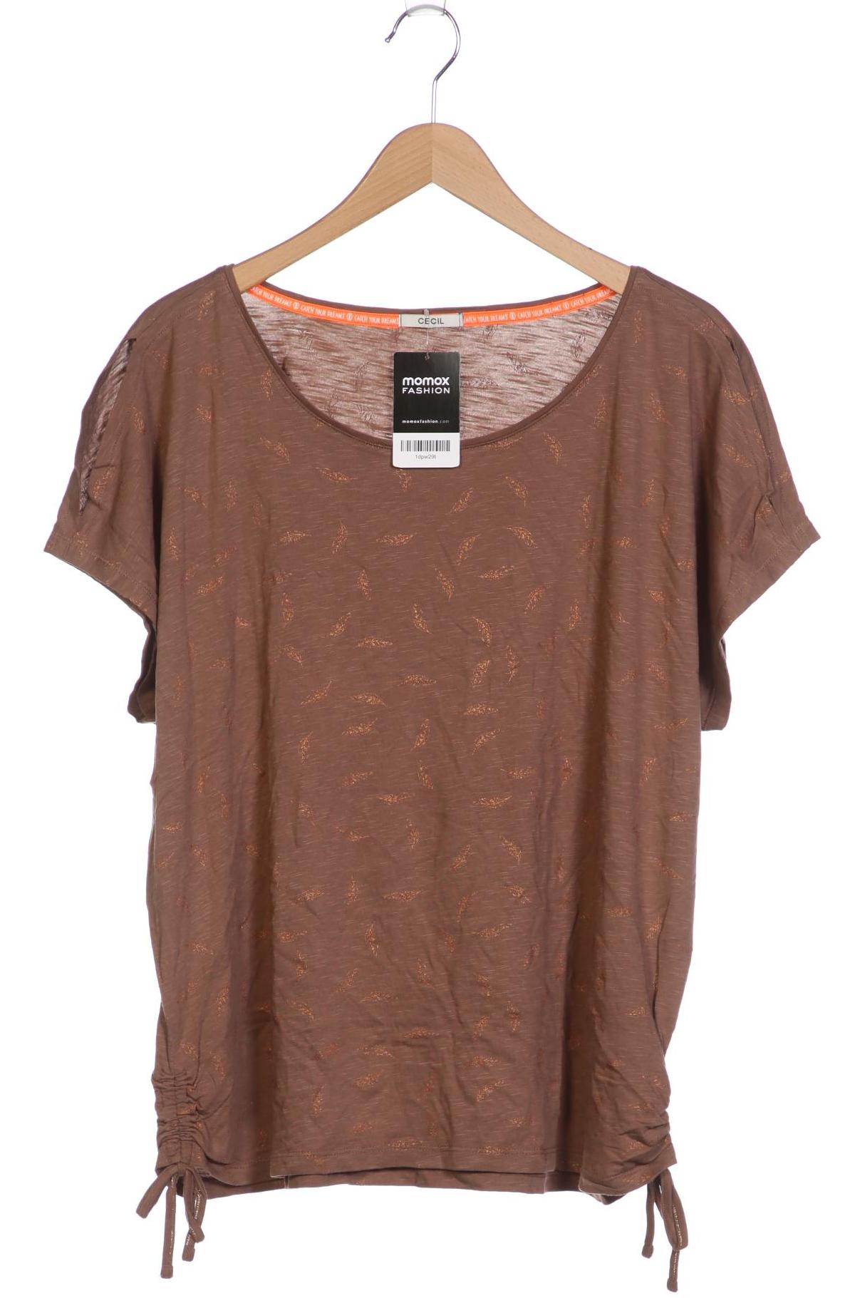 

Cecil Damen T-Shirt, braun, Gr. 44