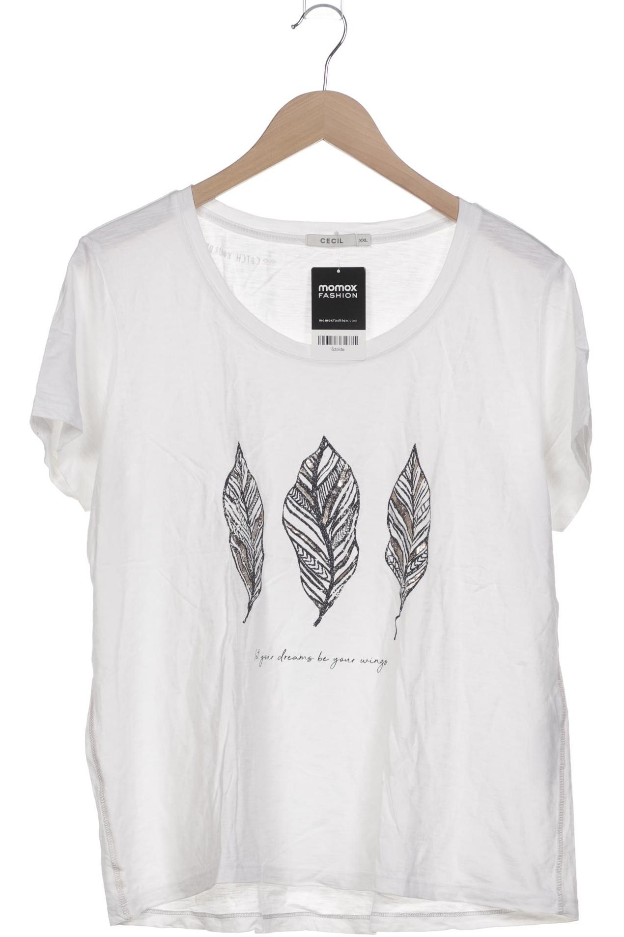 

Cecil Damen T-Shirt, weiß, Gr. 46
