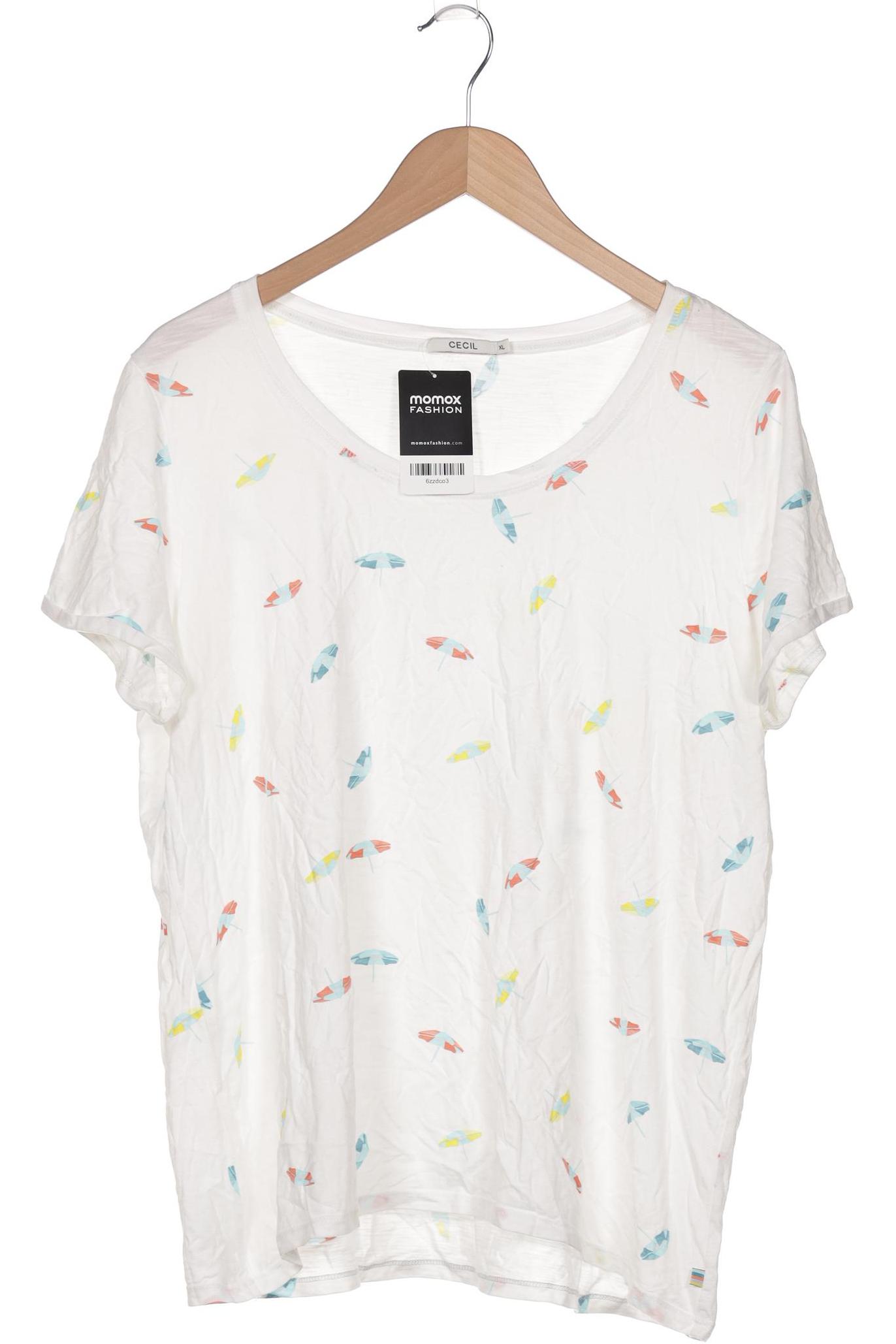 

Cecil Damen T-Shirt, weiß, Gr. 44