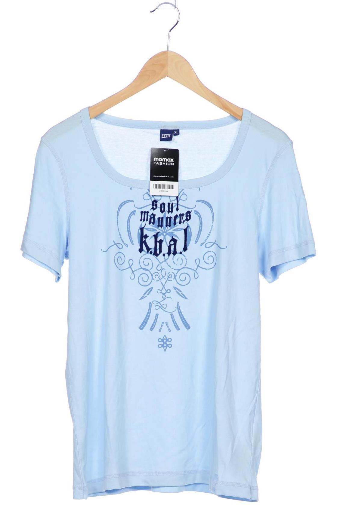 

Cecil Damen T-Shirt, hellblau, Gr. 44