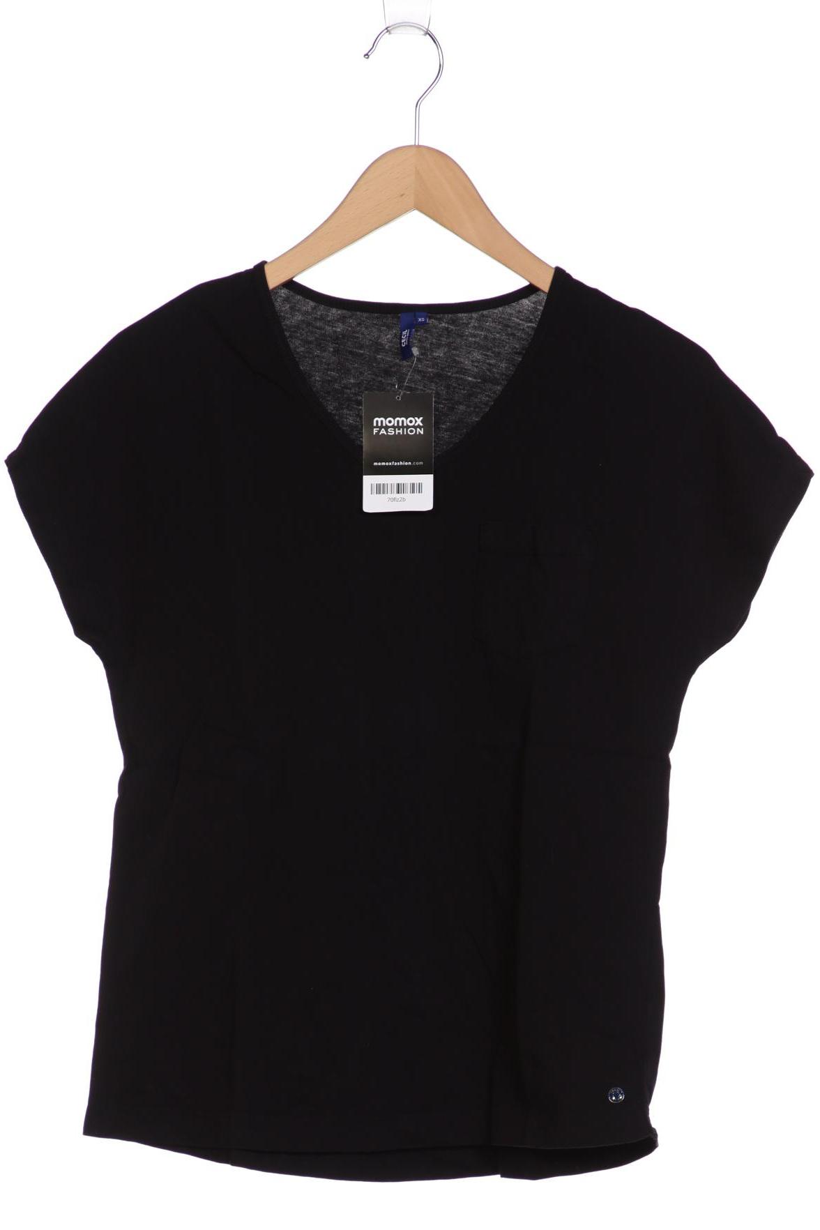 

CECIL Damen T-Shirt, schwarz