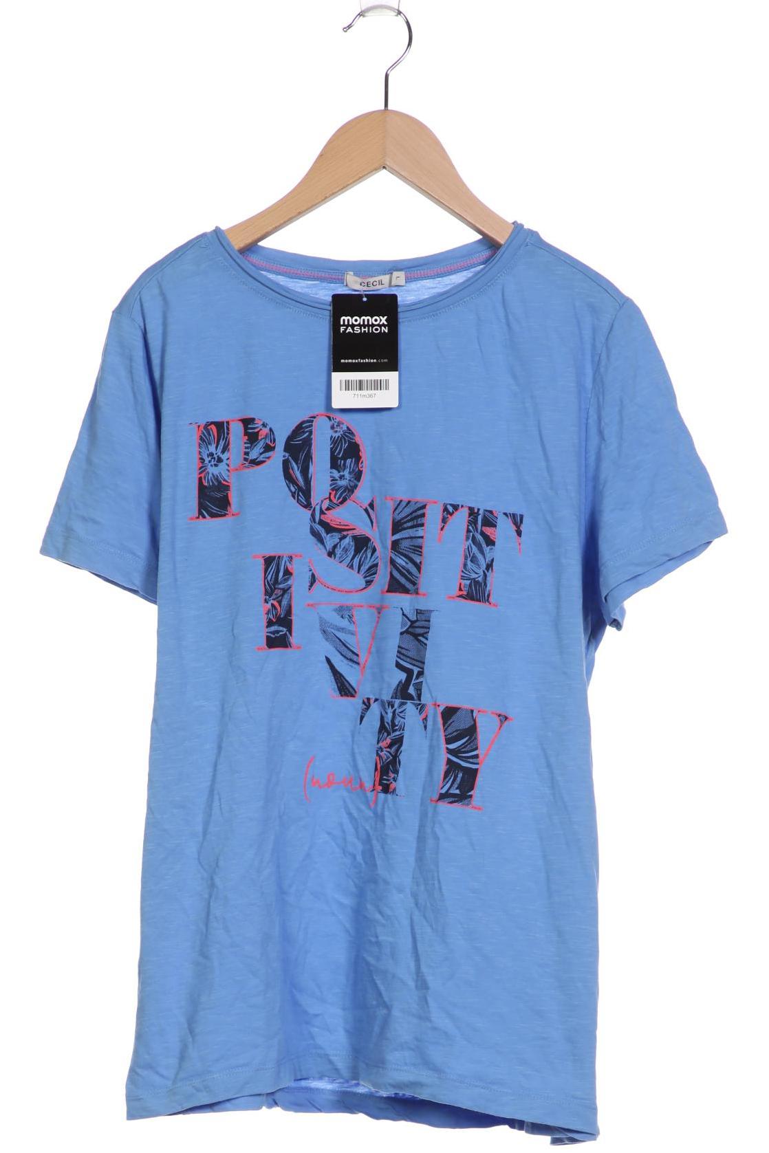 

Cecil Damen T-Shirt, blau, Gr. 42
