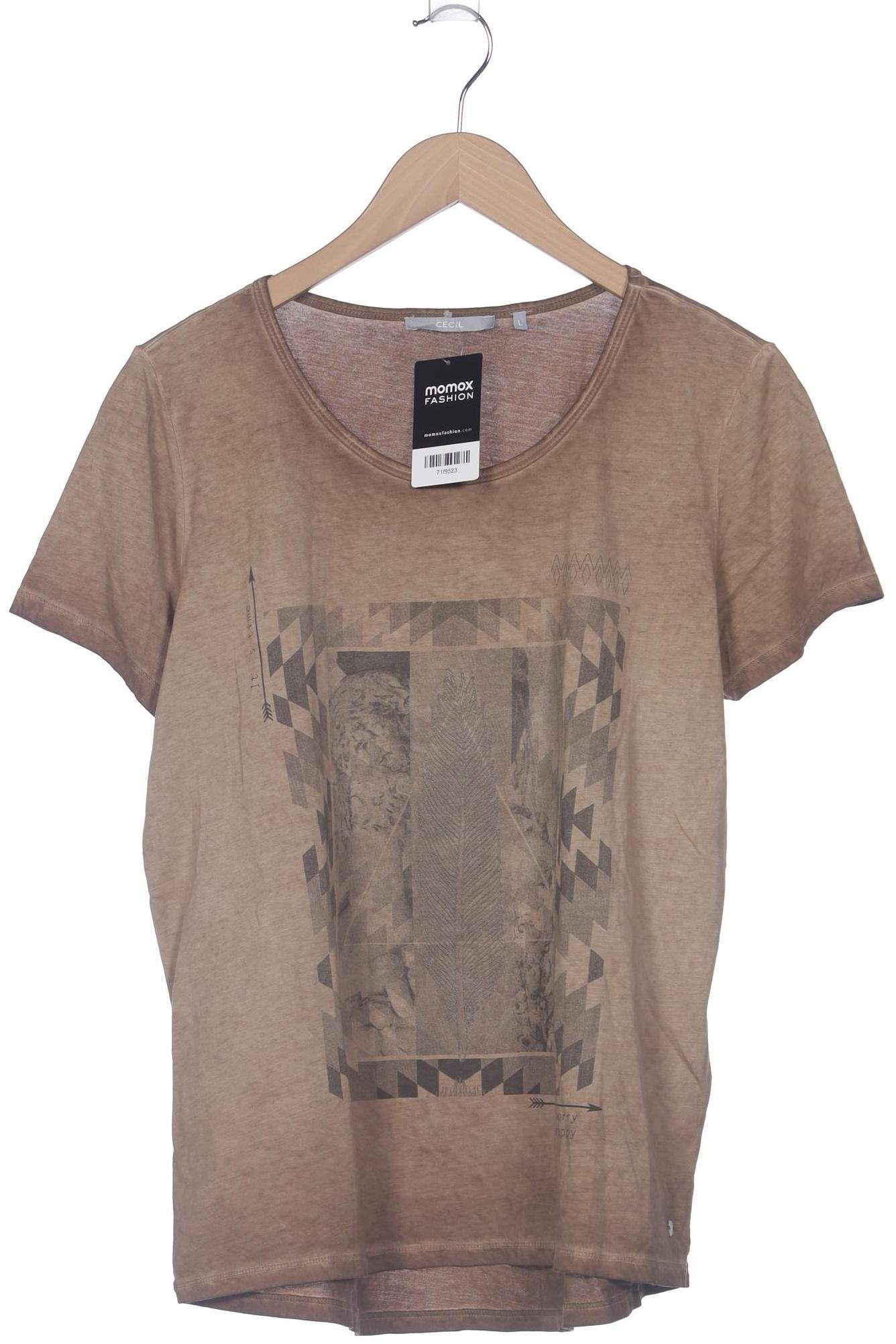 

Cecil Damen T-Shirt, braun, Gr. 42