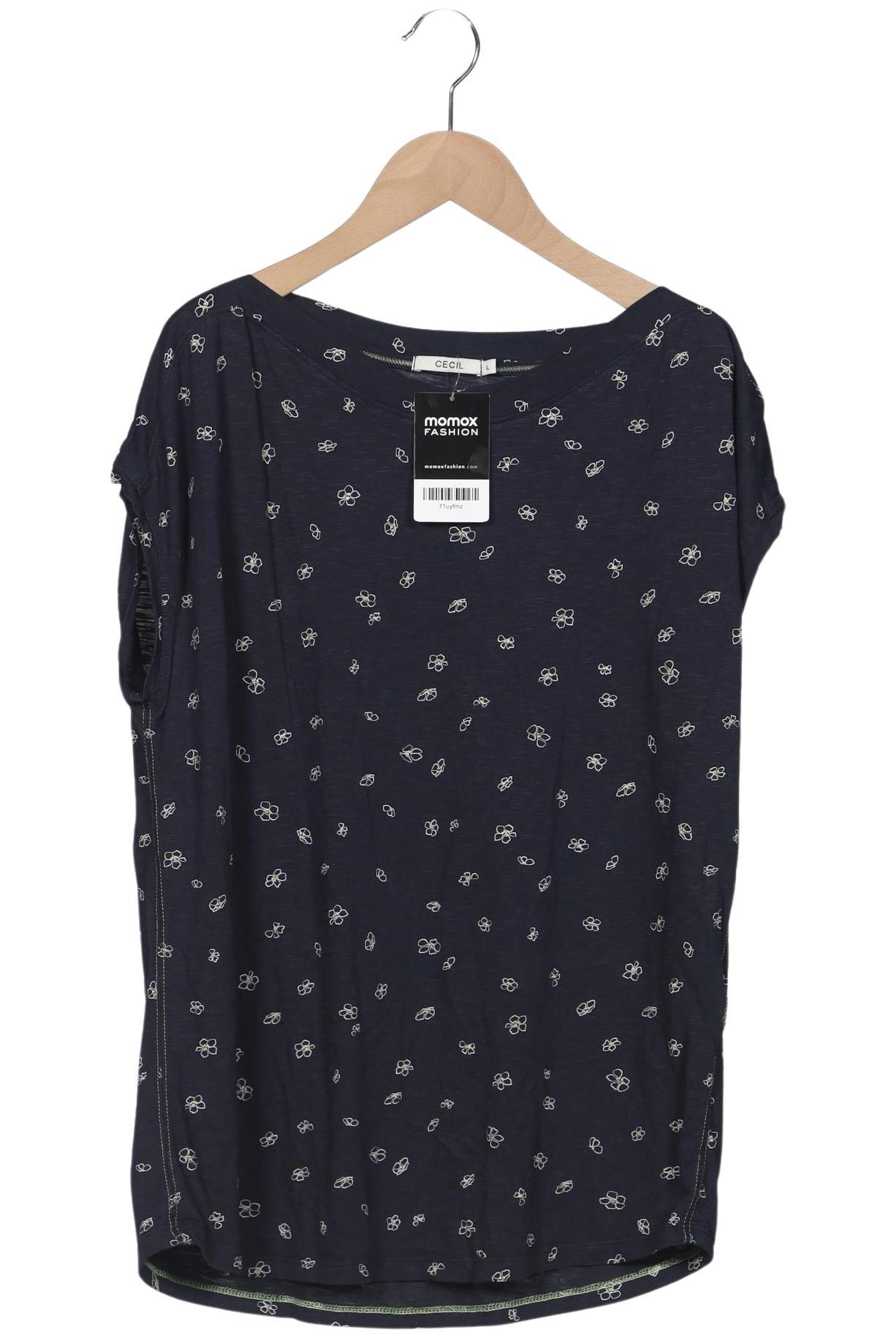 

Cecil Damen T-Shirt, marineblau, Gr. 42
