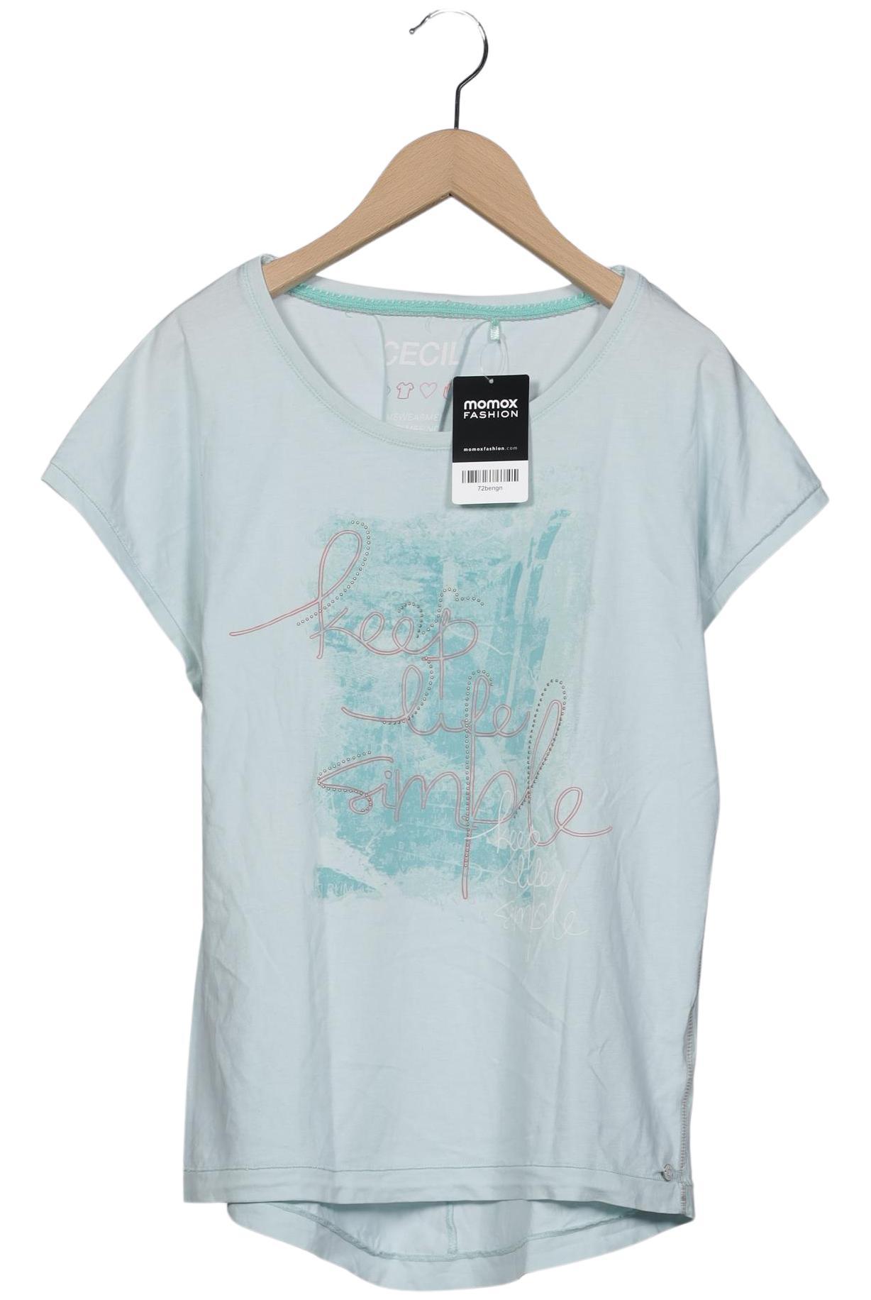 

Cecil Damen T-Shirt, hellblau, Gr. 36